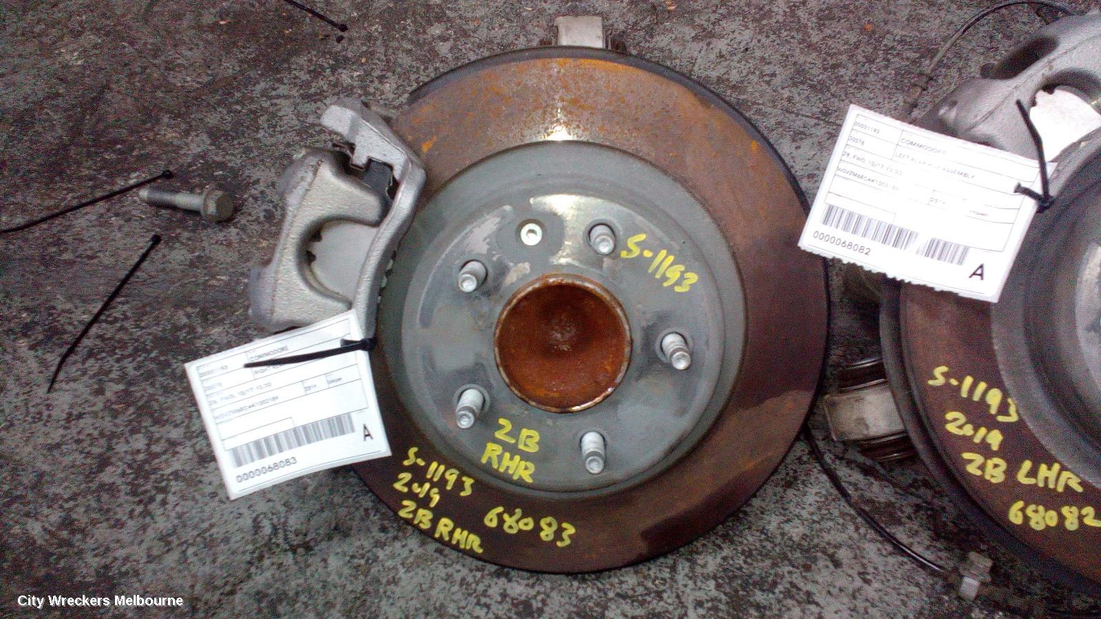 HOLDEN COMMODORE RIGHT REAR HUB ASSEMBLY, ZB, FWD, 10/2017 - 12/2020 - Image 1