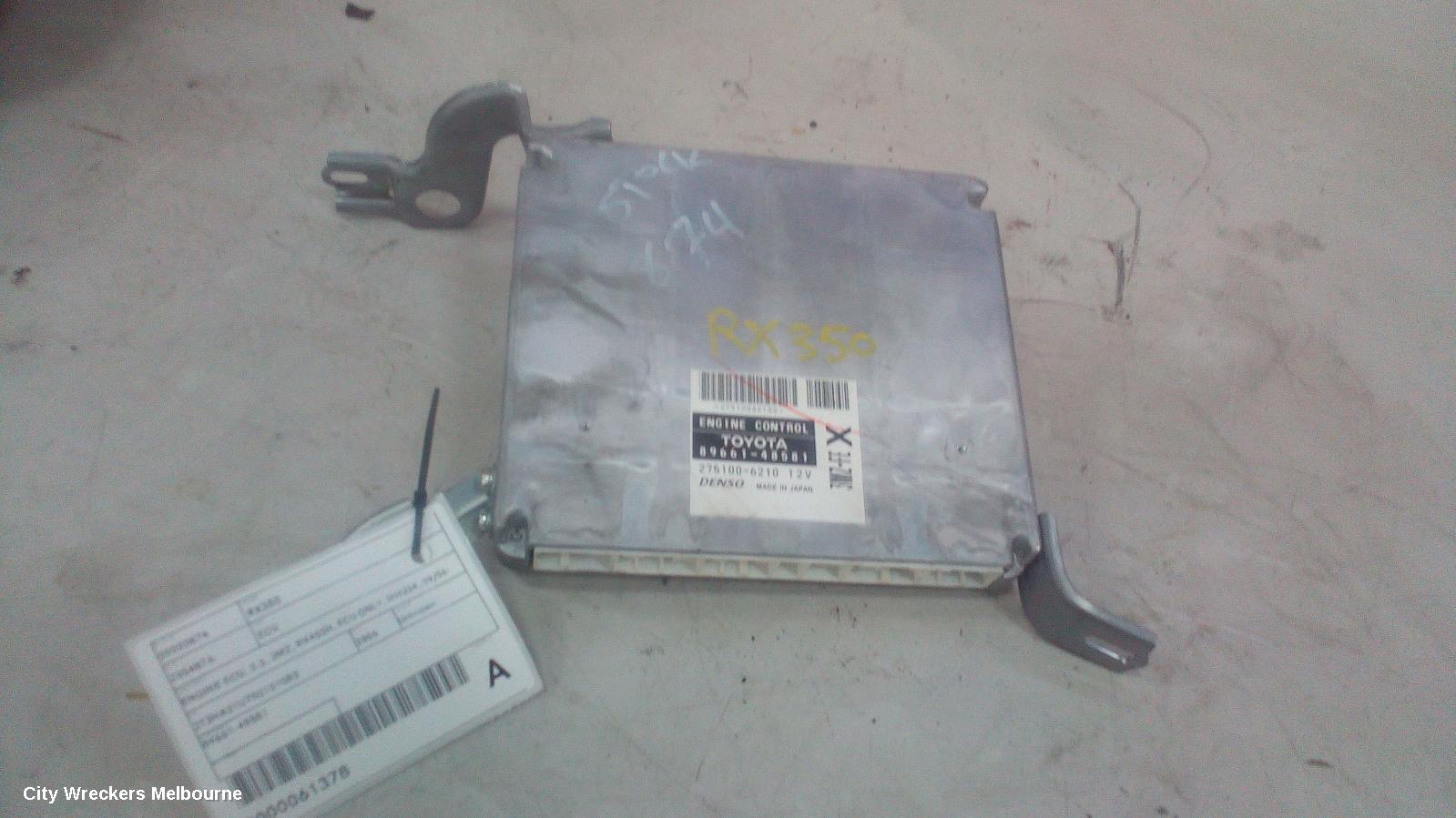 LEXUS RX SERIES ECU, ENGINE ECU, 3.3, 3MZ, PETROL, RX330, ECU ONLY, MCU3#, 04/2003 - 11/2005 - Image 3