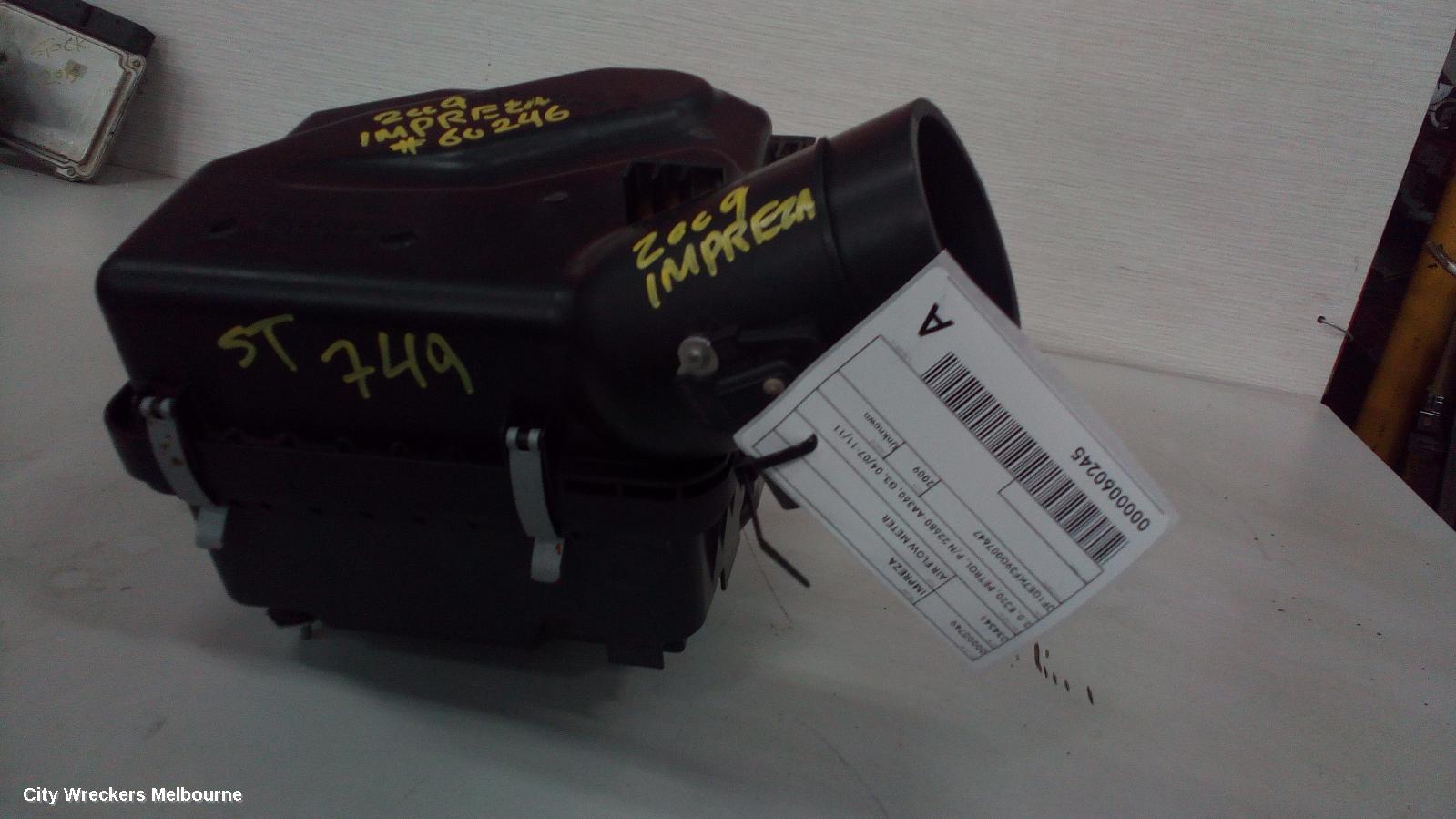 SUBARU IMPREZA AIR FLOW METER, 2.0, EJ20, PETROL, P/N 22680-AA360, G3, 04/2007 - 11/2011 - Image 1