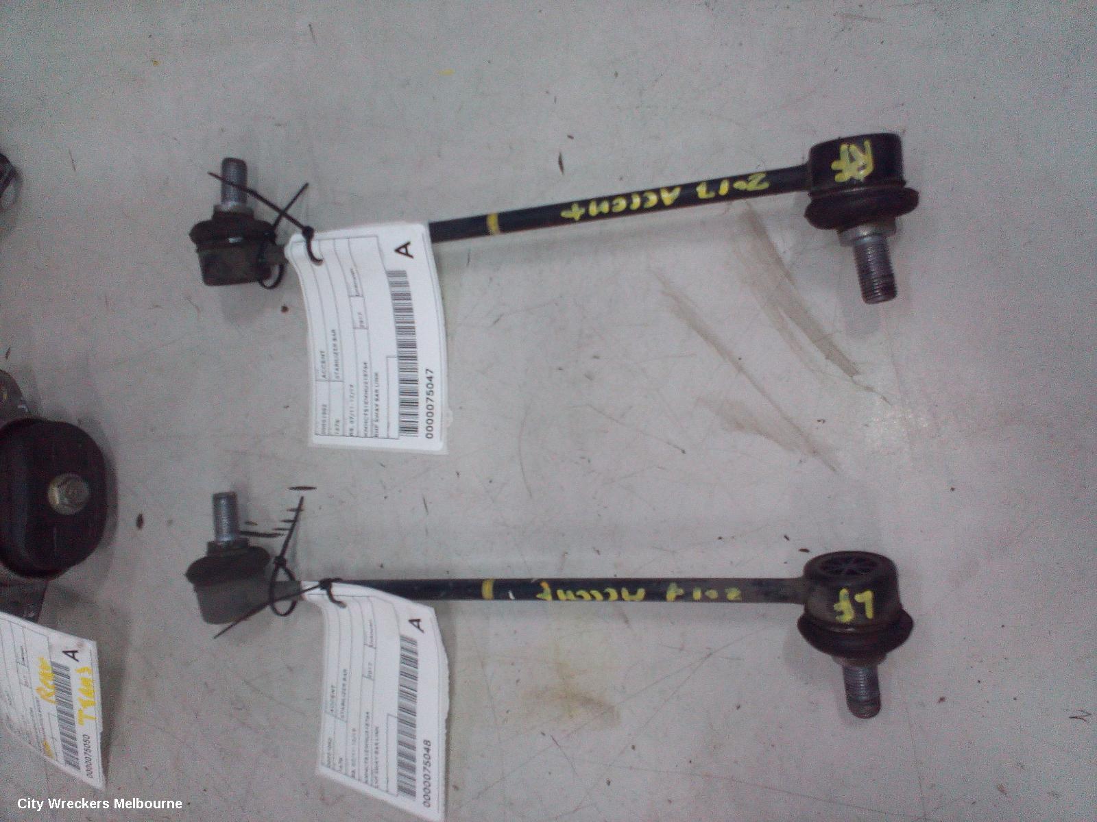 HYUNDAI ACCENT STABILISER BAR, RB, 05/2011 - 12/2019 - Image 2
