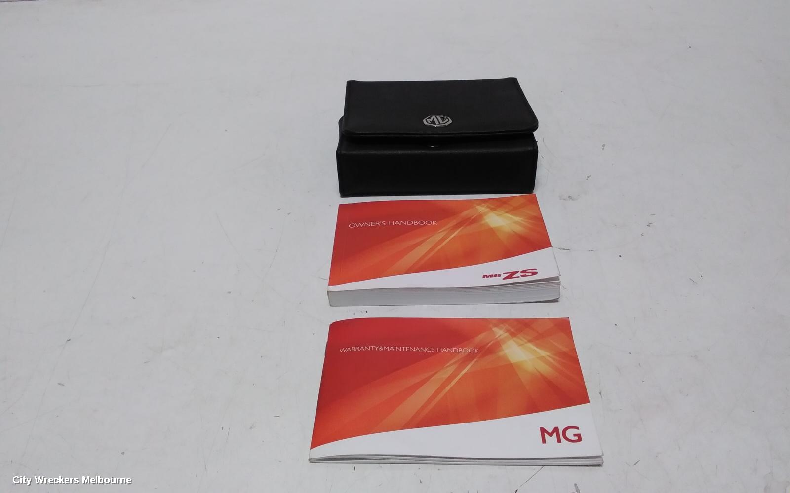 MG ZS OWNERS HANDBOOK, AZS1, 09/2017 - 06/2025 - Image 1