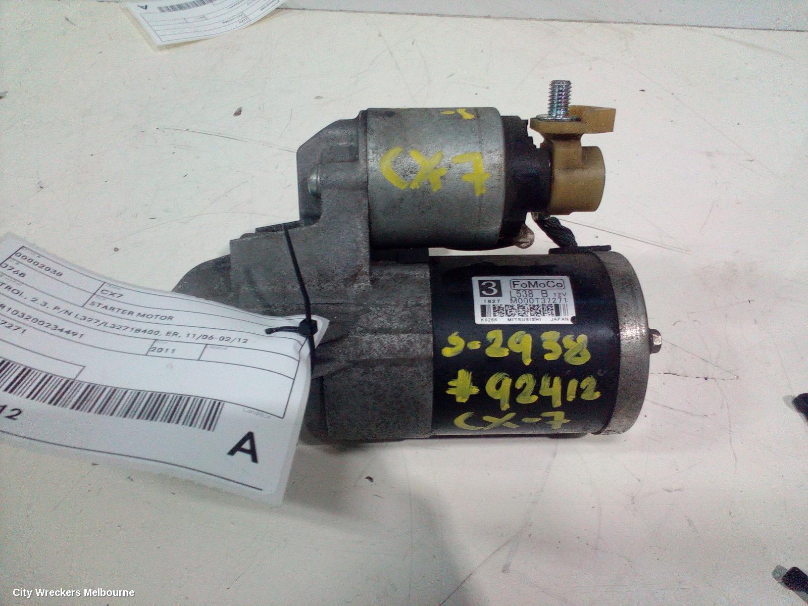 MAZDA CX7 STARTER, PETROL, 2.3, P/N L327/L32718400, ER, 11/2006 - 02/2012 - Image 2
