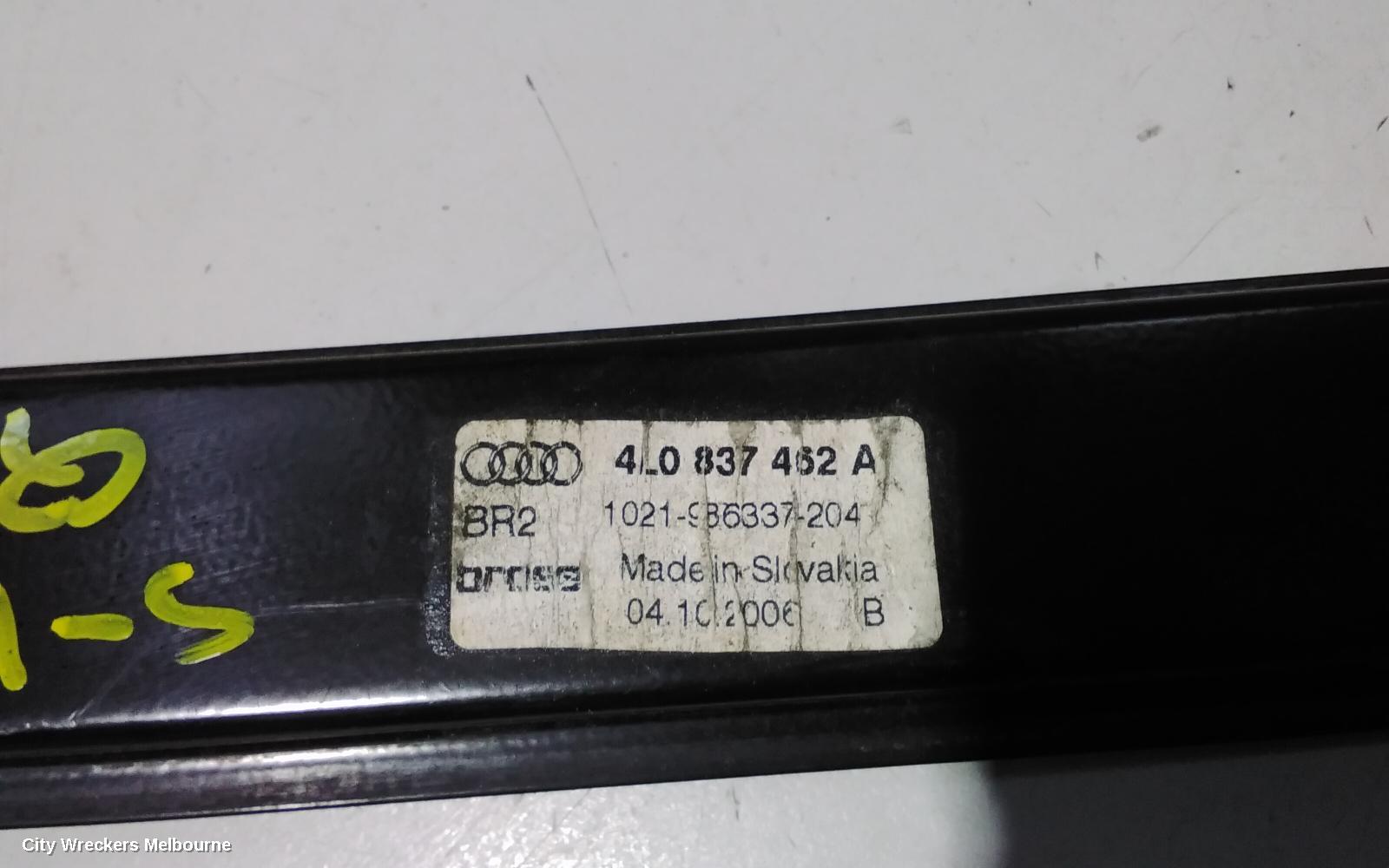AUDI Q7 RIGHT FRONT WINDOW REG/MOTOR, 4L, 09/2006 - 08/2015 - Image 2
