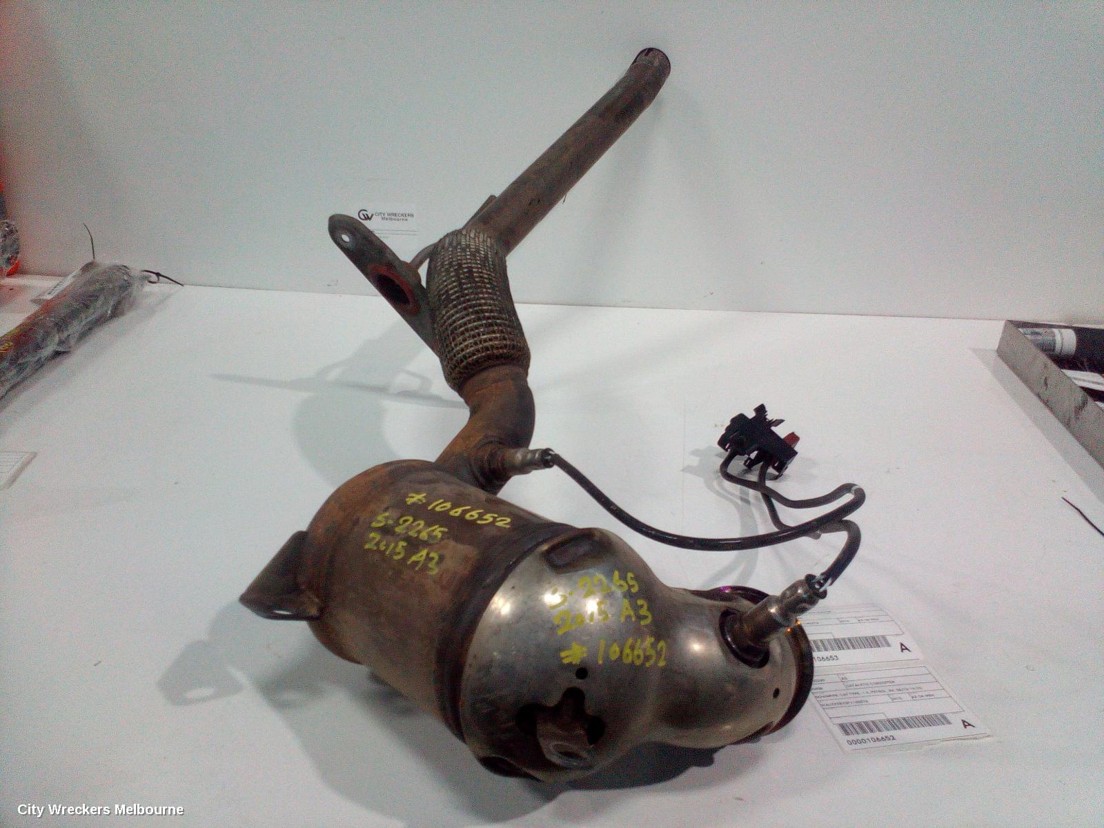 AUDI A3 CATALYTIC CONVERTER, DOWNPIPE-CAT TYPE, 1.4, PETROL, 8V, 05/2013 - 10/2020 - Image 2