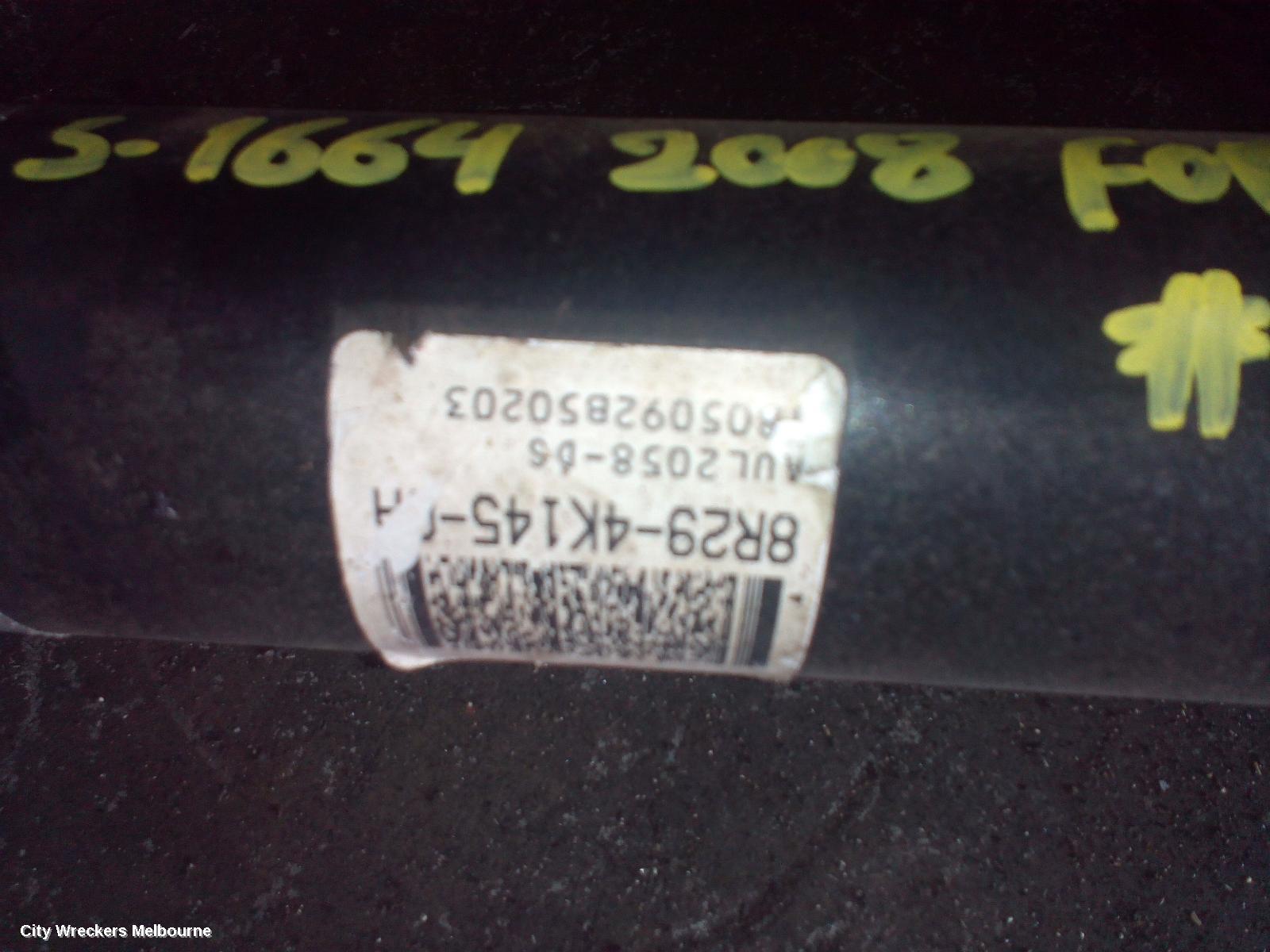 FORD FALCON REAR DRIVE SHAFT, FG MKI, UTE, 4.0, NON TURBO, PETROL, AUTO T/M, 5 SPEED, 110MM REAR CV JOINT, 05/2008 - 10/2011 - Image 1