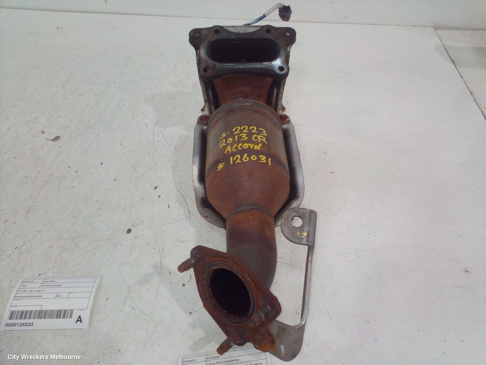 HONDA ACCORD CATALYTIC CONVERTER, MANIFOLD-CAT TYPE, 2.4, PETROL, 9TH GEN, 05/2013 - 08/2019 - Image 2