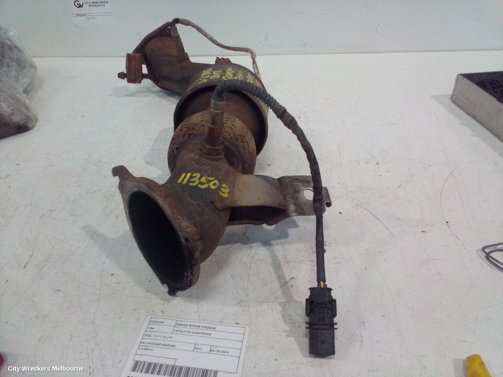 LAND ROVER RANGEROVER EVOQUE CATALYTIC CONVERTER, L538, 11/2011 - 01/2019 - Image 2