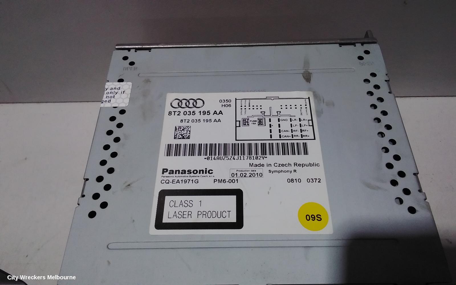 AUDI Q5 RADIO/CD/DVD/SAT/TV, HEAD UNIT, SYMPHONY, 8R, 03/2009 - 07/2012 - Image 3