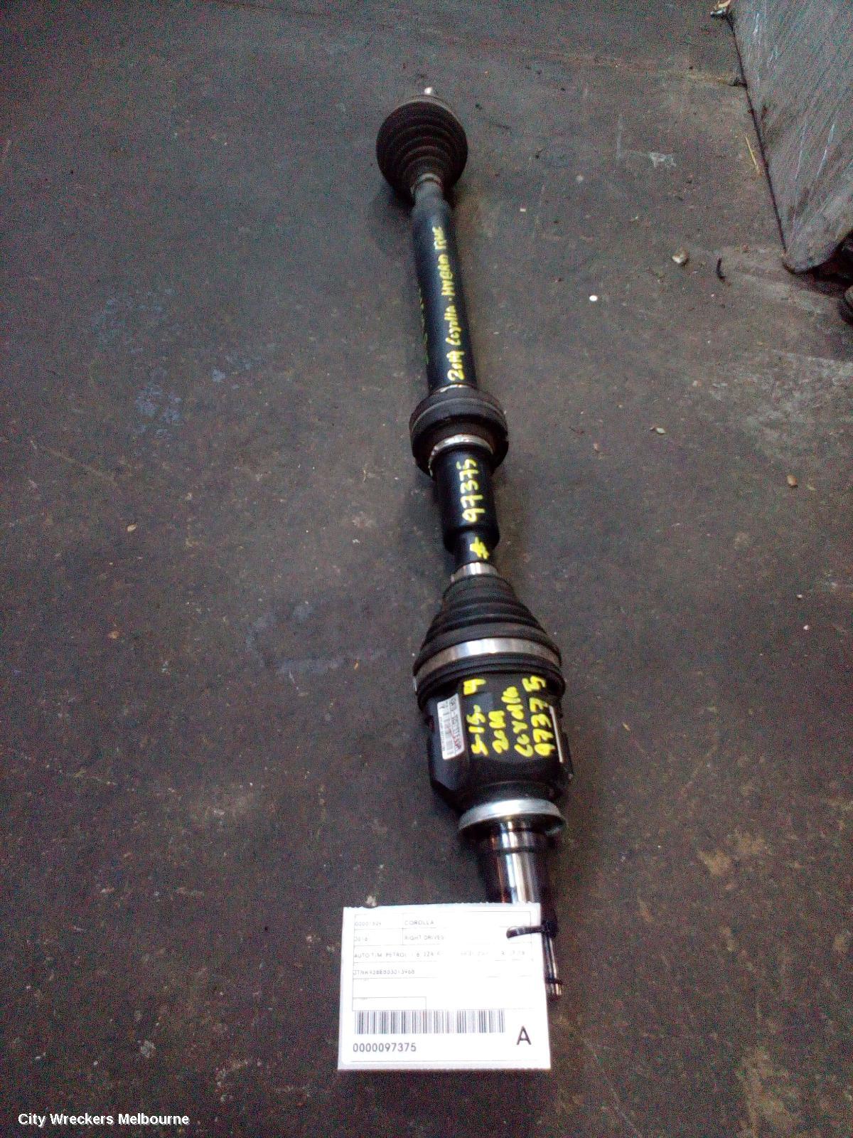 TOYOTA COROLLA RIGHT DRIVESHAFT, AUTO T/M, PETROL, 1.8, 2ZR-FXE, HYBRID, ZWE211R, 07/2018 ONWARDS - Image 2