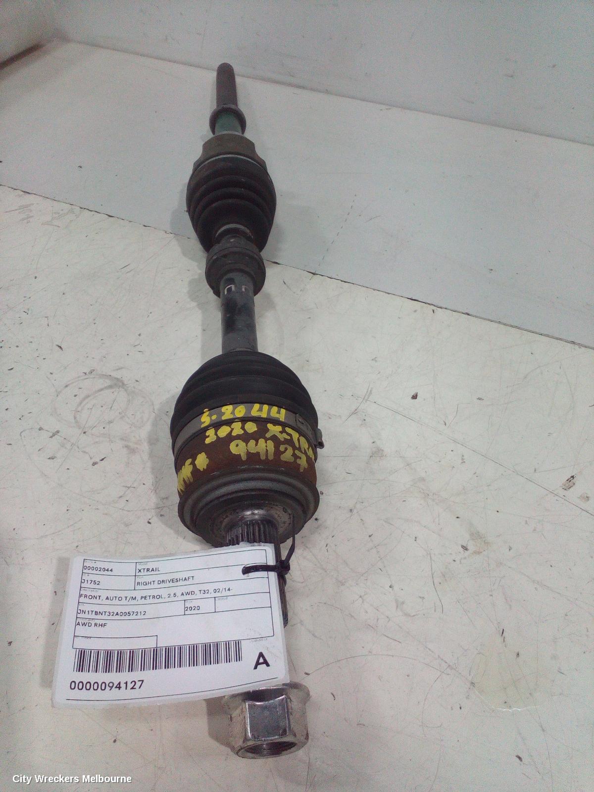 NISSAN XTRAIL RIGHT DRIVESHAFT, FRONT, AUTO T/M, PETROL, 2.5, AWD, T32, 02/2014 ONWARDS - Image 2