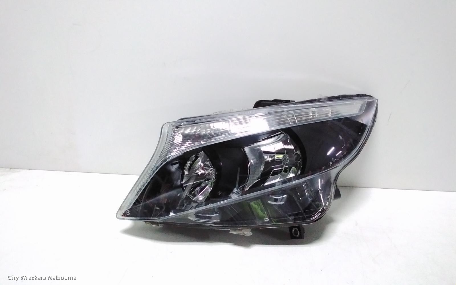 MERCEDES VITO LEFT HEADLAMP, 447, HALOGEN, BLACK INSERT TYPE, 03/2015 ONWARDS - Image 1