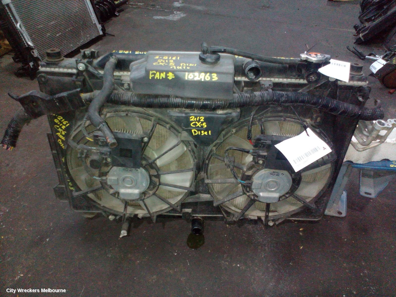 MAZDA CX5 FAN, DUAL FAN ASSY, KE, DIESEL, 02/2012 - 12/2016 - Image 2