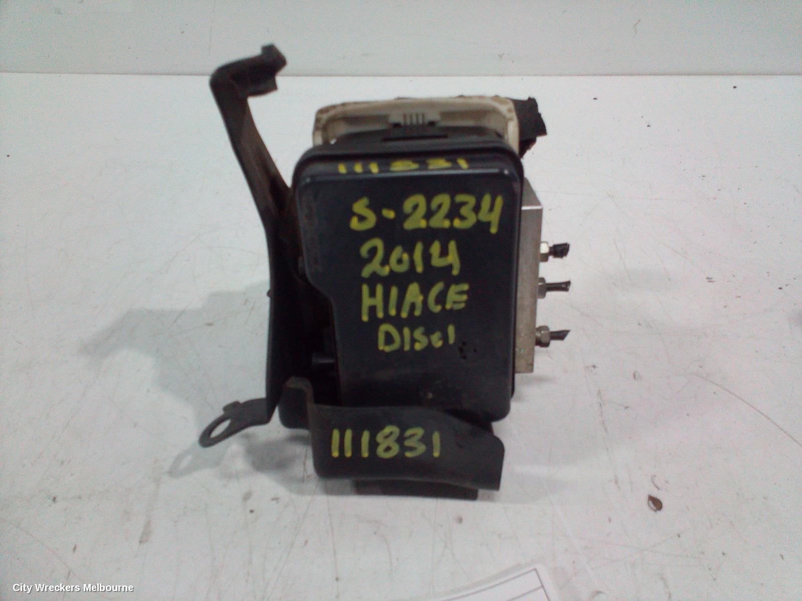 TOYOTA HIACE ABS PUMP/MODULATOR, TRH/KDH, LWB/SWB, 03/2005 - 04/2019 - Image 1