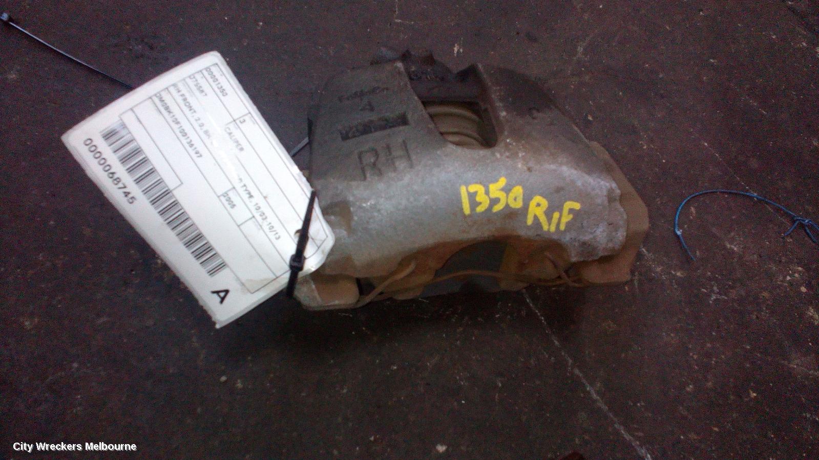 MAZDA 3 CALIPER, RH FRONT, 2.0, BK-BL, STANDARD TYPE, 10/2003 - 10/2013 - Image 1