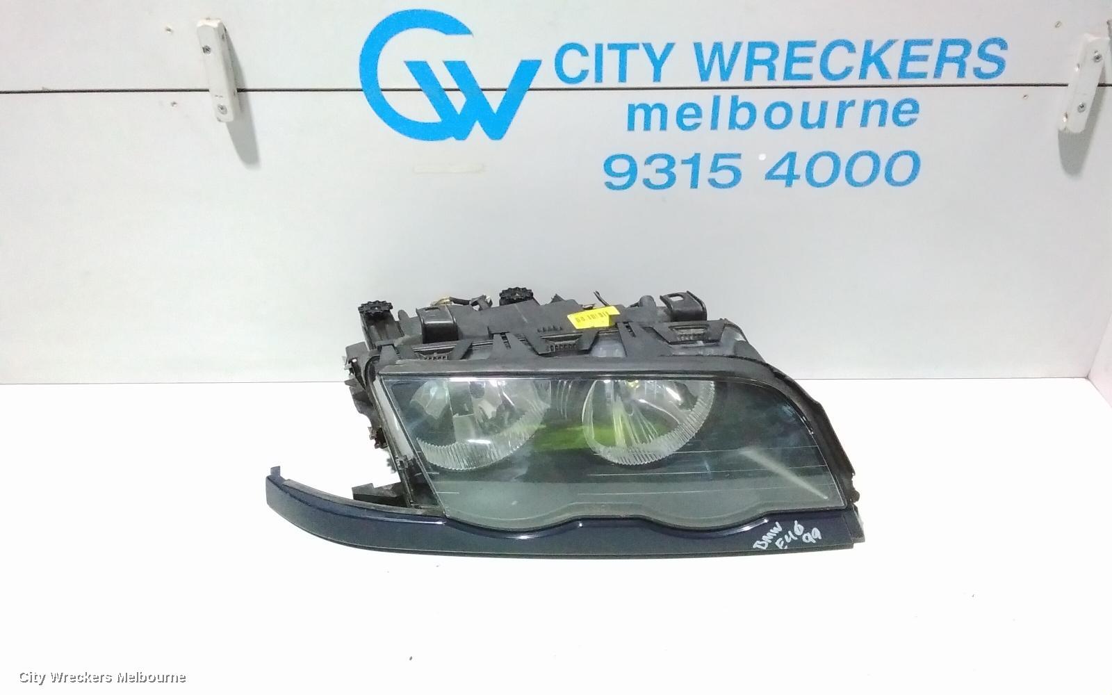 BMW 3 SERIES RIGHT HEADLAMP, E46, SEDAN, STANDARD, 09/1998 - 09/2001 - Image 1