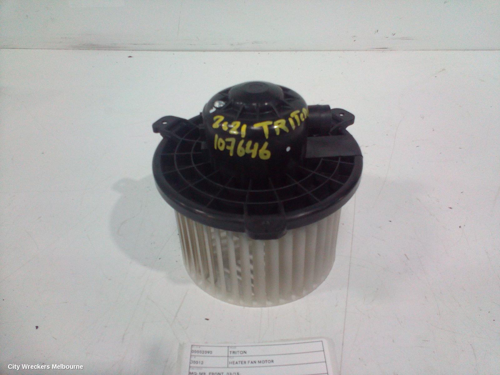 MITSUBISHI TRITON HEATER FAN MOTOR, MQ-MR, FRONT, 03/2015 - 10/2021 - Image 2