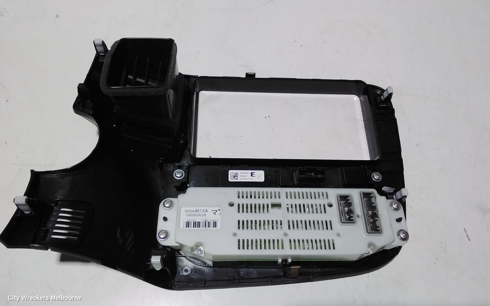 MITSUBISHI OUTLANDER HEATER/AC CONTROLS, DUAL ZONE CLIMATE CONTROL TYPE, ZJ-ZL, 10/2012 ONWARDS - Image 3