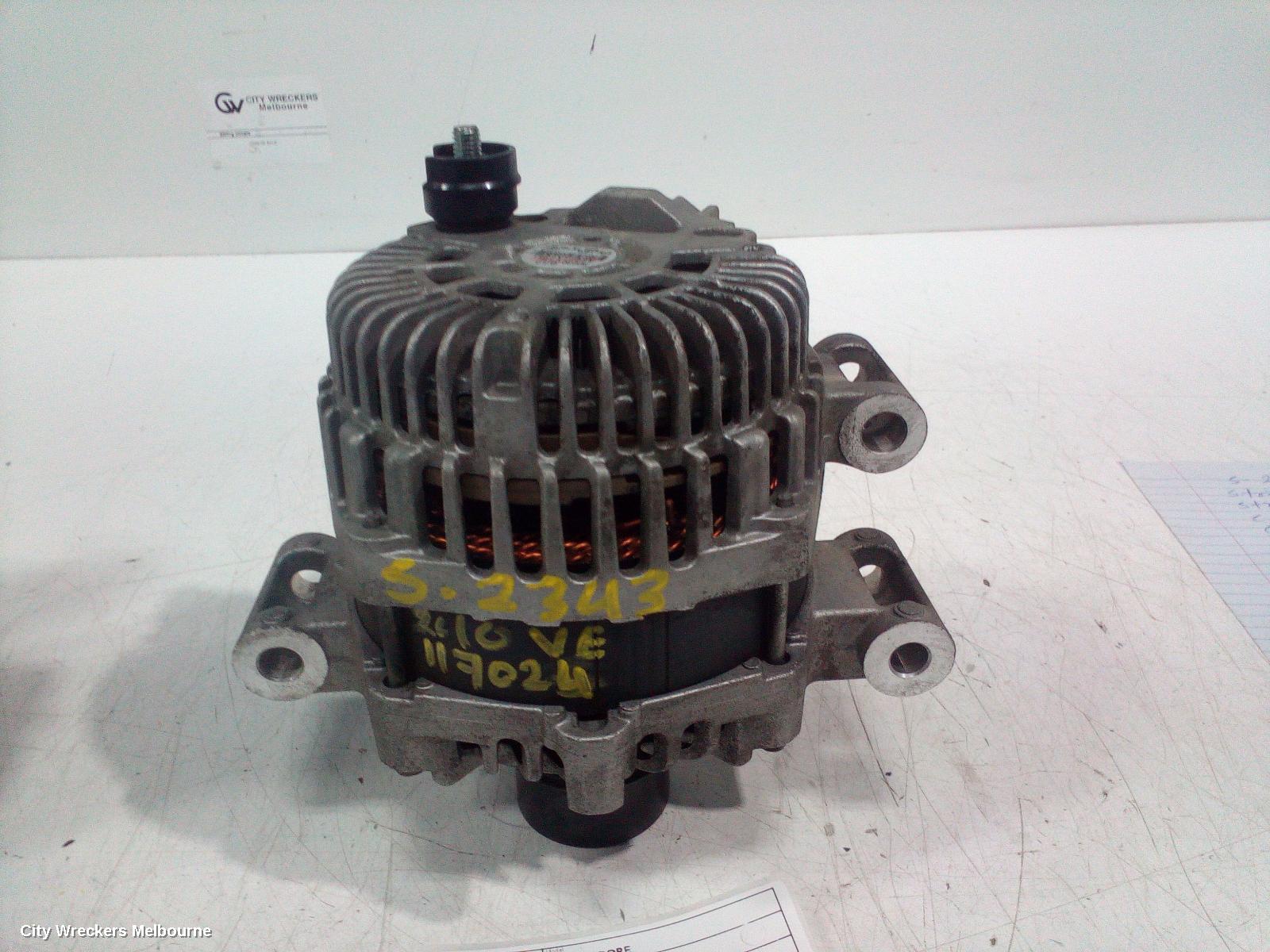 HOLDEN COMMODORE ALTERNATOR, 3.0/3.6, 140 AMPS TYPE, VE, 09/2006 - 05/2013 - Image 1