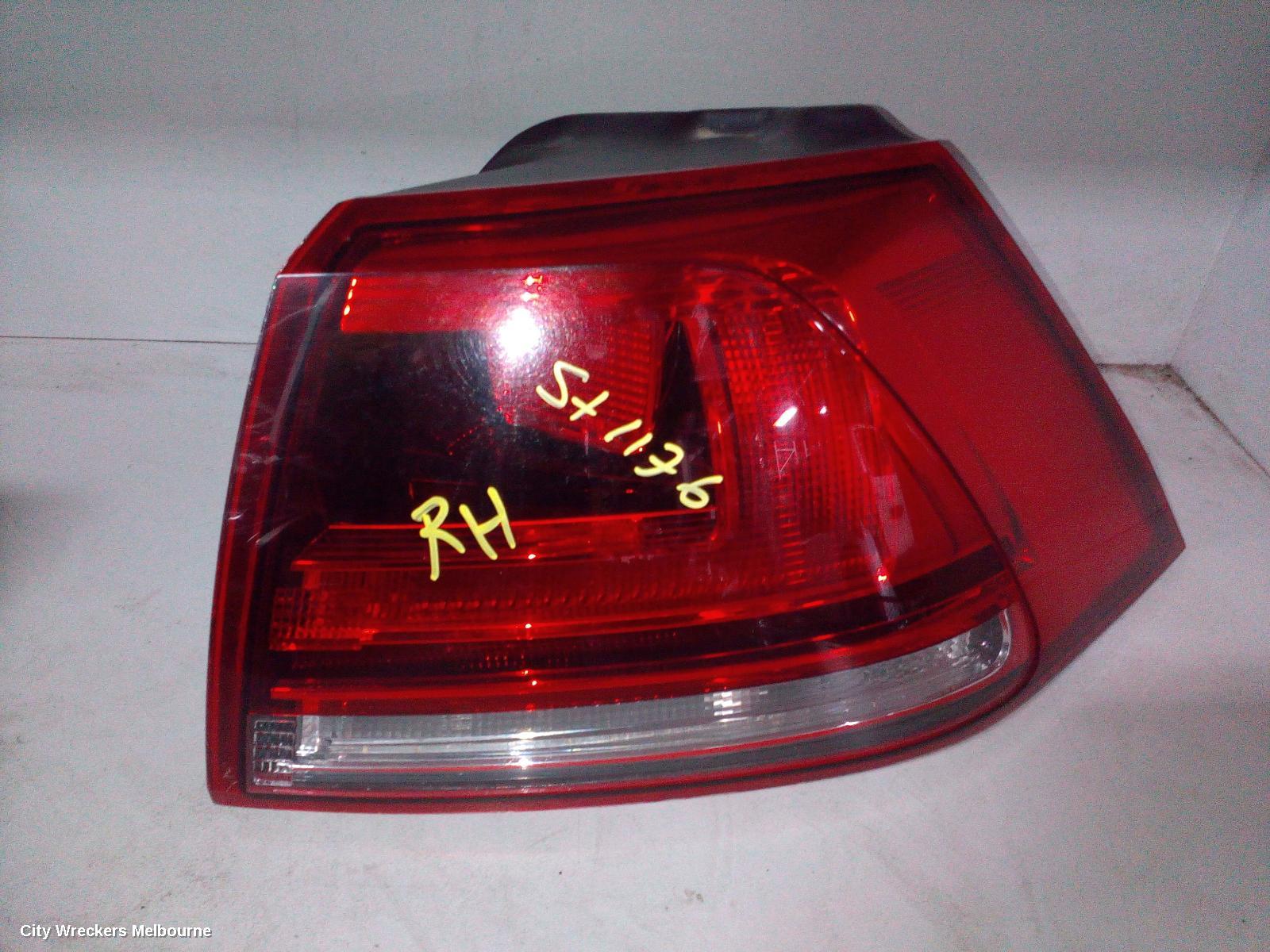 VOLKSWAGEN GOLF RIGHT TAILLIGHT, GEN 7, HATCH, 03/2013 - 03/2017 - Image 1