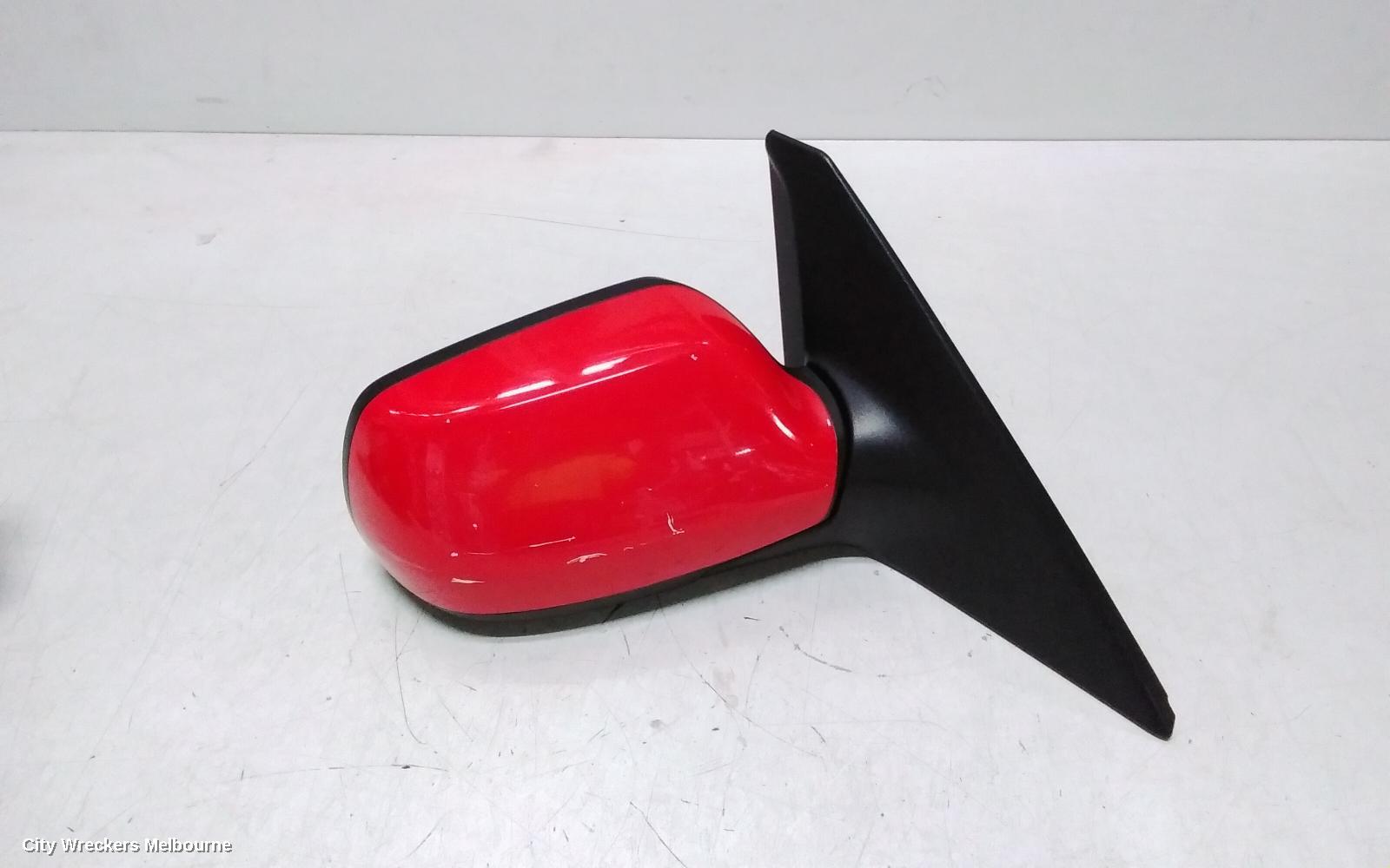 MAZDA 3 RIGHT DOOR MIRROR, BK, MANUAL, SEDAN/HATCH, 10/2003 - 04/2009 - Image 1