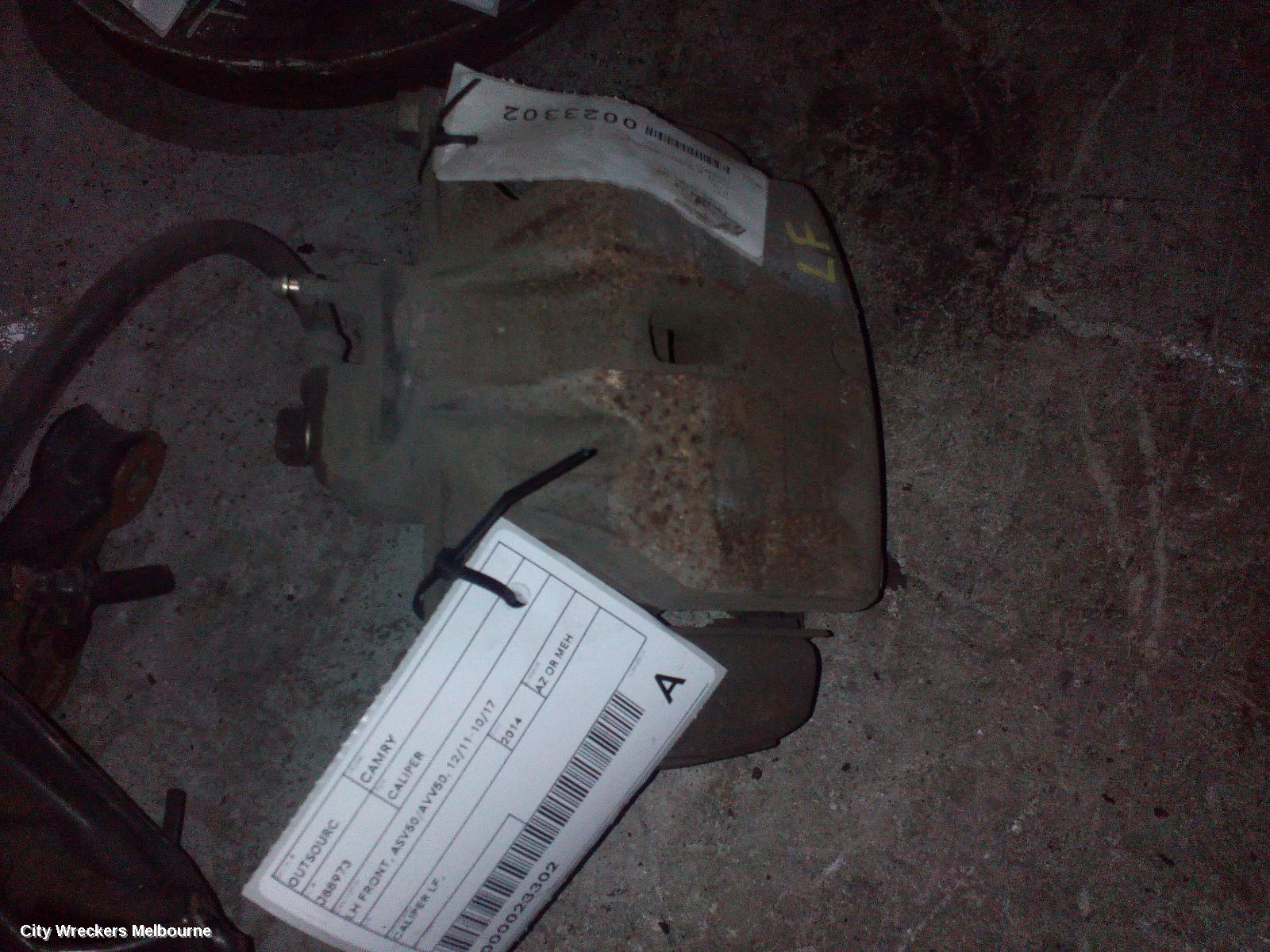 TOYOTA CAMRY CALIPER, LH FRONT, ADVICS TYPE, ASV50/AVV50, 12/2011 - 10/2017 - Image 1