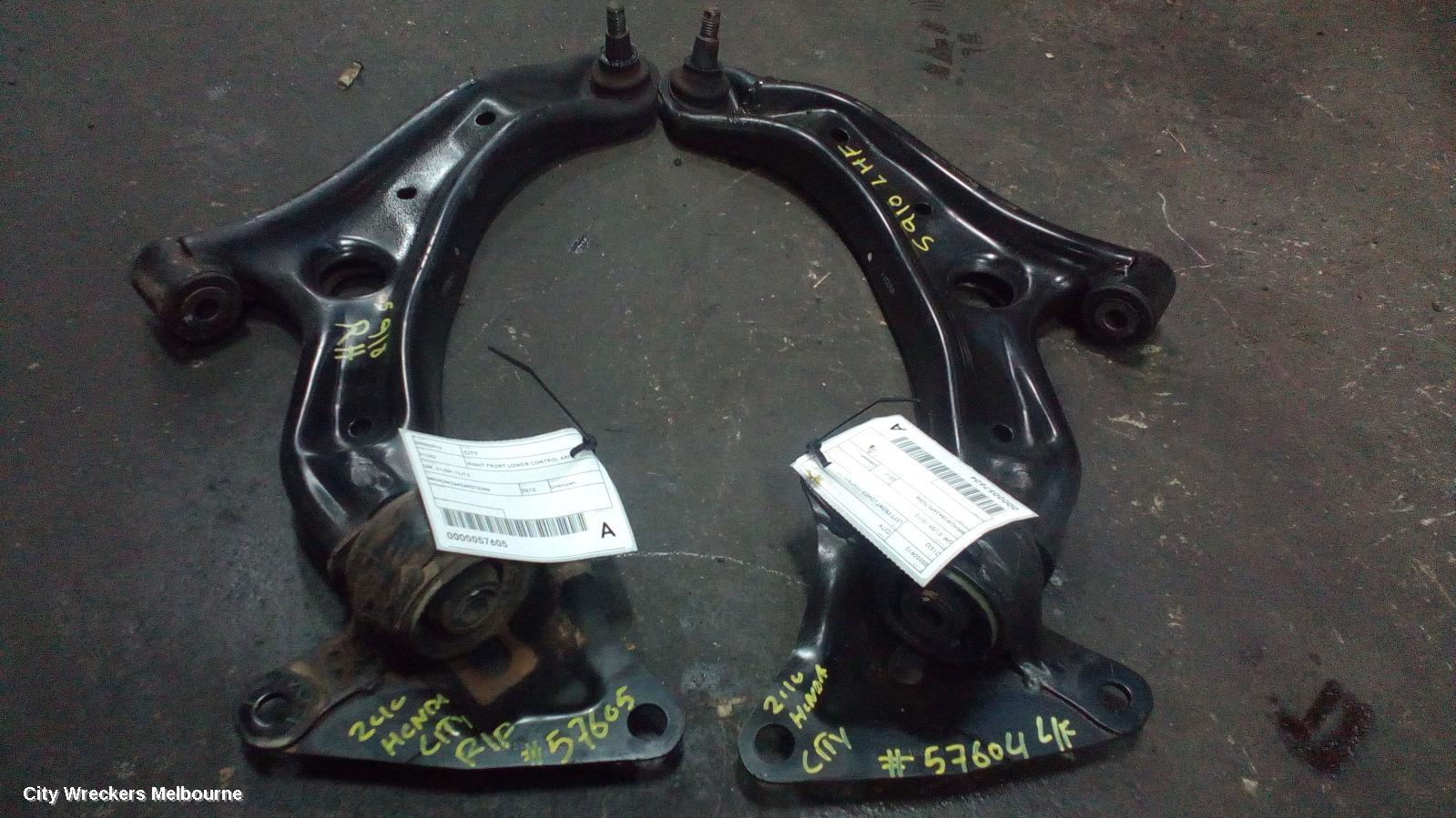 HONDA CITY RIGHT FRONT LOWER CONTROL ARM, GM, 01/2009 - 12/2013 - Image 1