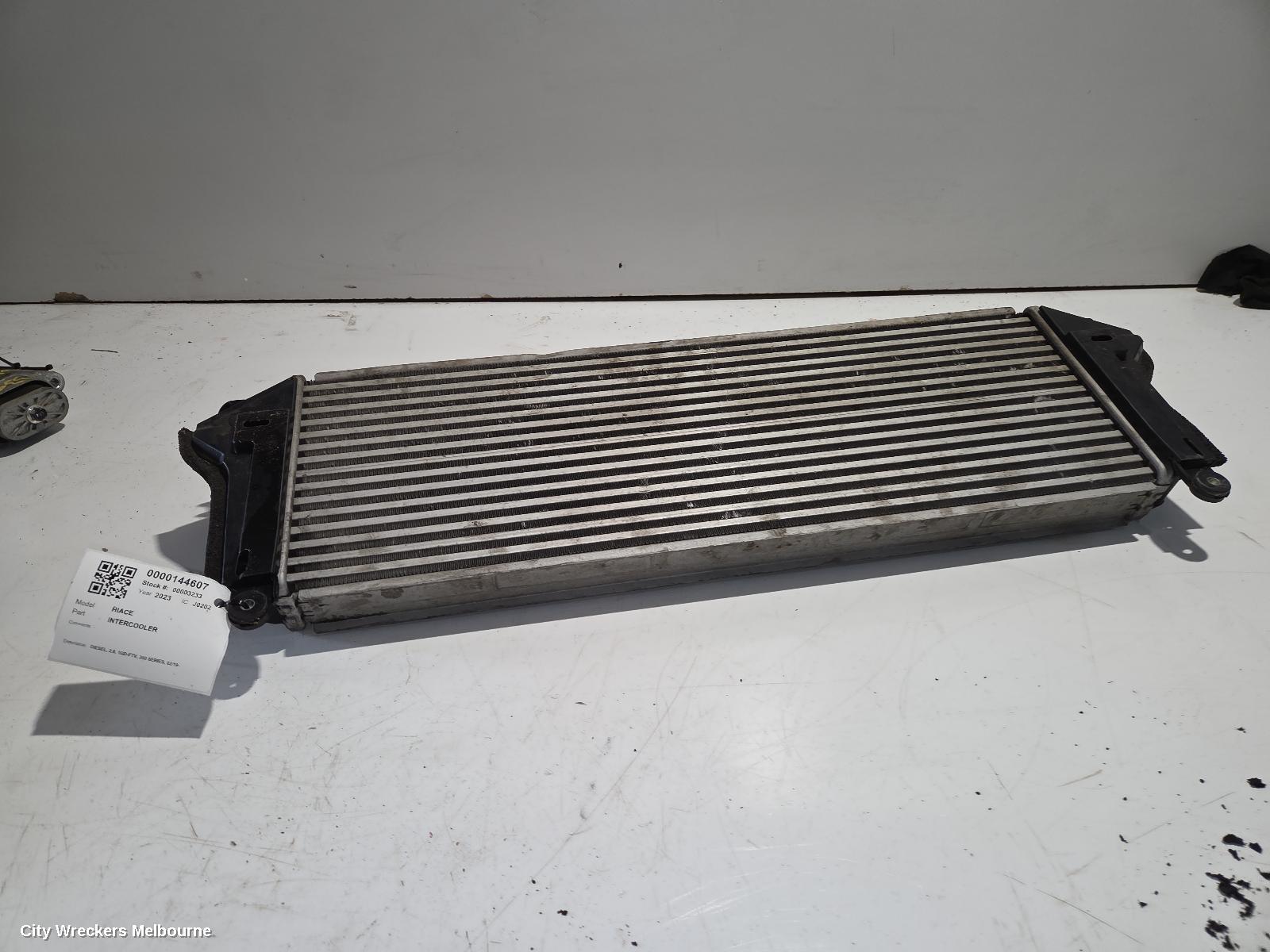TOYOTA HIACE INTERCOOLER, DIESEL, 2.8, 1GD-FTV, 300 SERIES, 02/2019 ONWARDS - Image 1