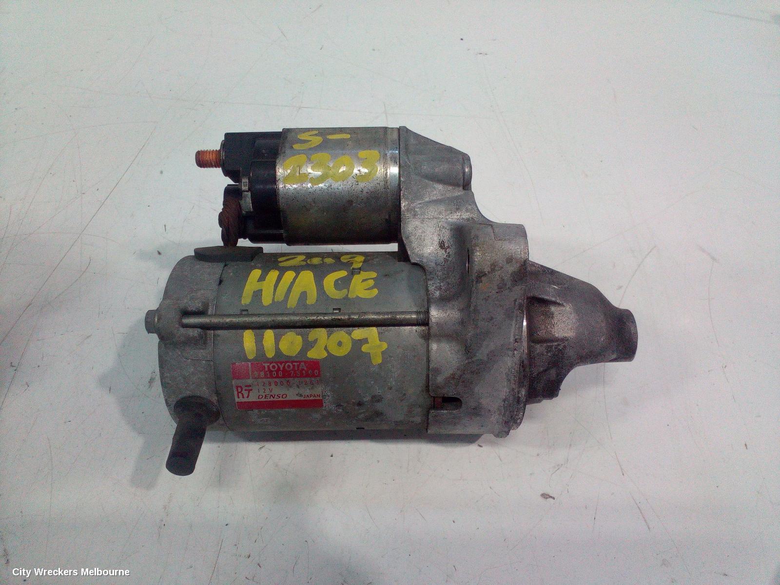 TOYOTA HIACE STARTER, PETROL, 2.7, 2TR-FE, TRH, 03/2005 - 04/2019 - Image 1