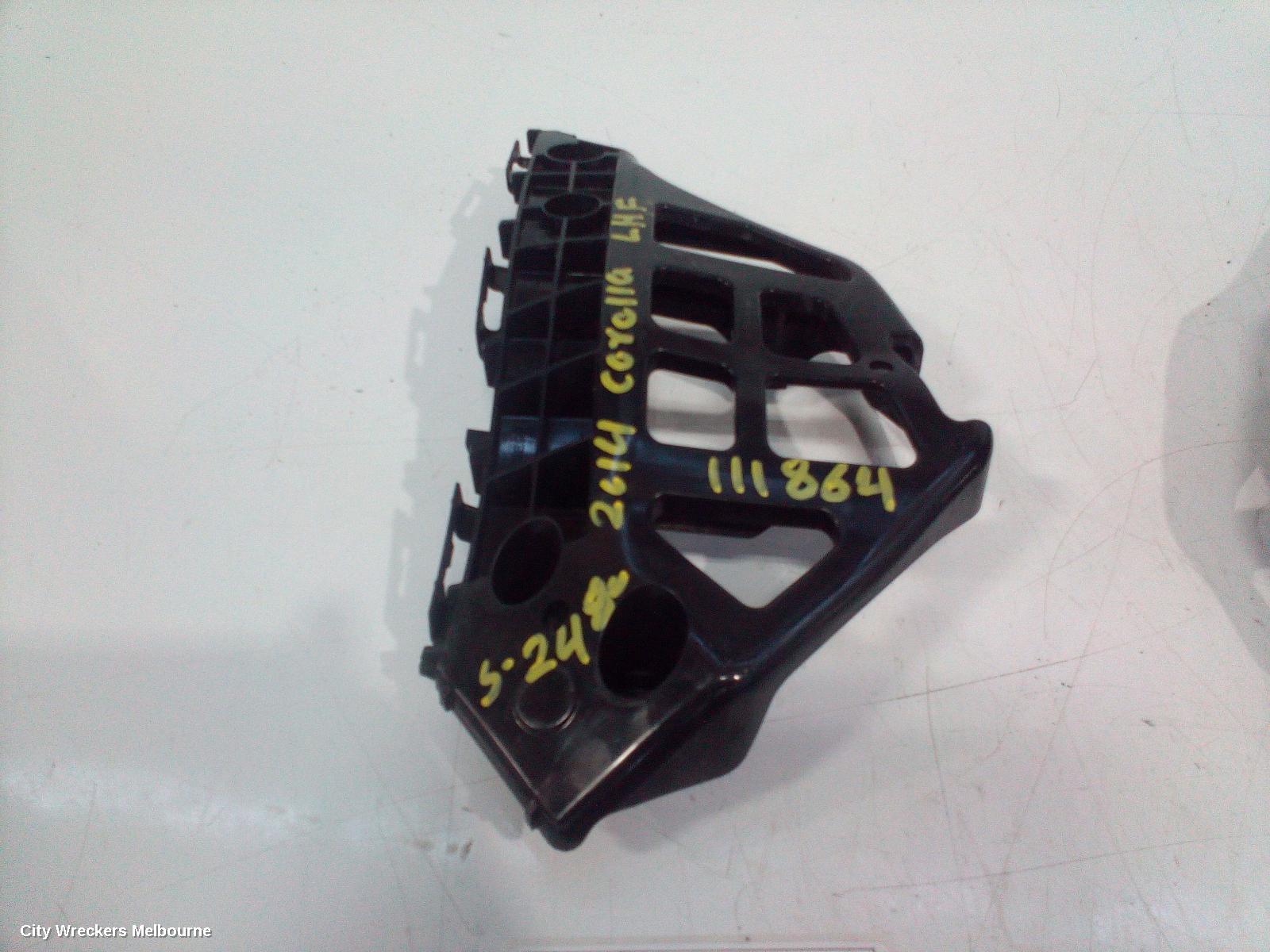 TOYOTA COROLLA F/BAR REINFORC/BRACK, LEFT BRACKET, ZRE182R, HATCH, 10/2012 - 06/2018 - Image 2