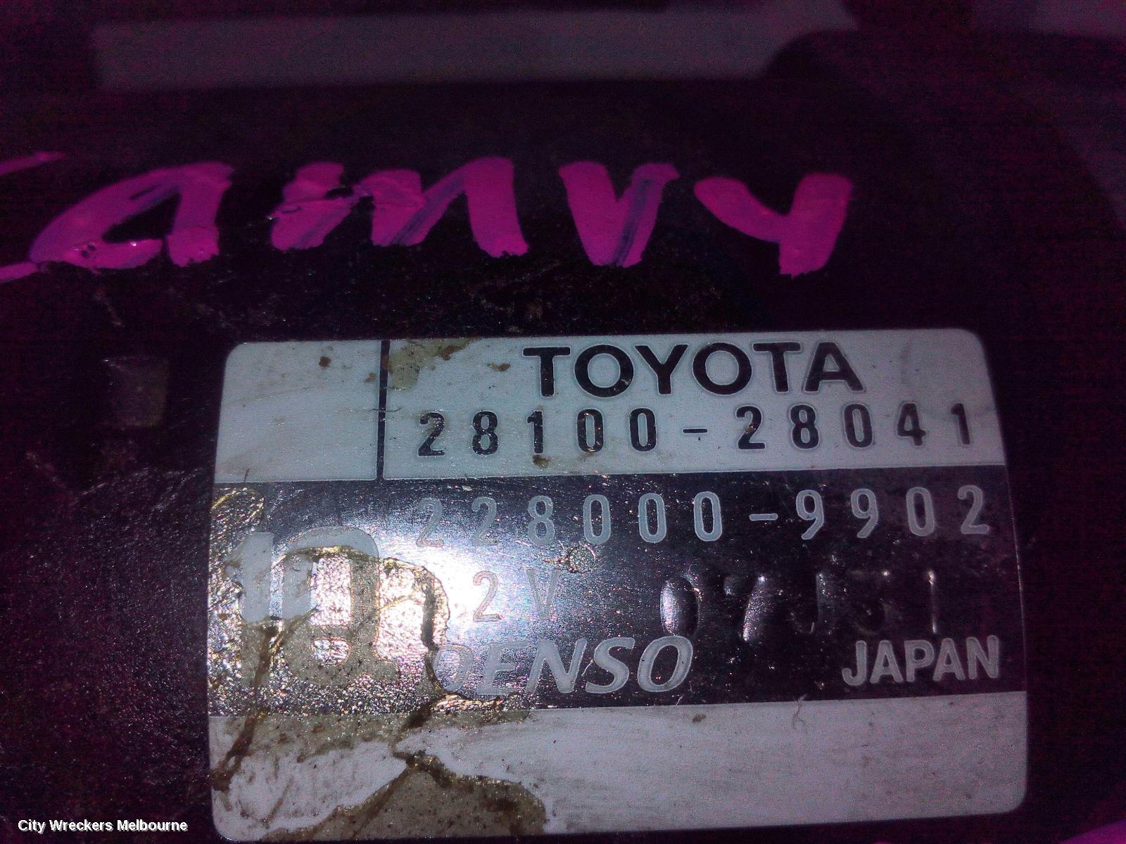 TOYOTA CAMRY STARTER, PETROL, 2.4, DENSO, ACV40, 06/2006 - 11/2011 - Image 2