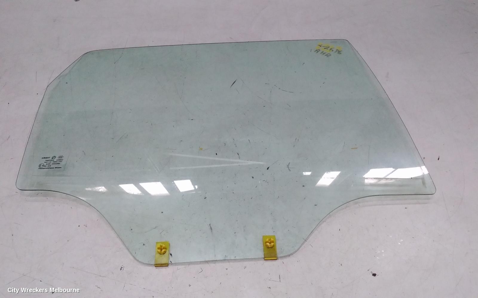 HOLDEN BARINA RIGHT REAR DOOR WINDOW, TK, HATCH, 07/2008 - 12/2012 - Image 1