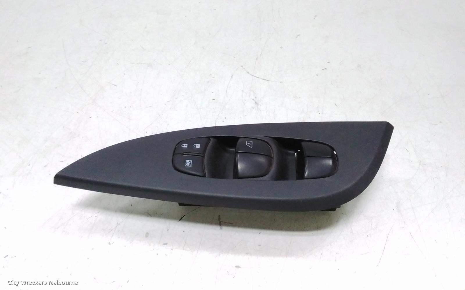 NISSAN PULSAR PWR DR WIND SWITCH, RH FRONT (MASTER SWITCH), HATCH, C12, 05/2013 - 12/2016 - Image 1