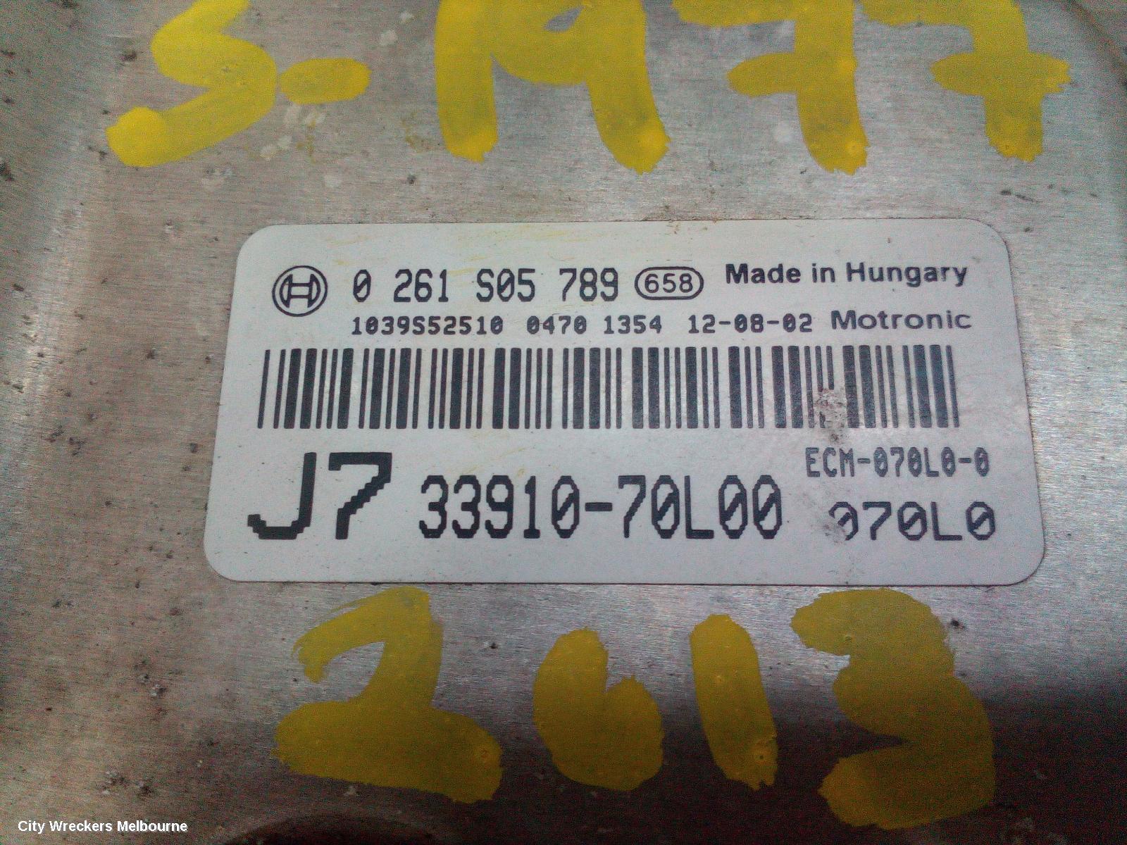 SUZUKI SWIFT ECU, ENGINE ECU, 1.6, M16A, AUTO T/M, ECU ONLY, FZ, 08/2010 - 03/2017 - Image 2