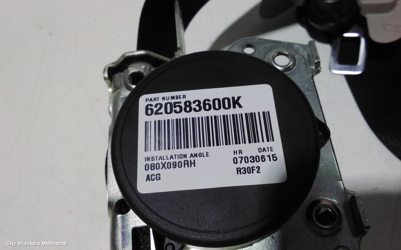 TOYOTA PRIUS SEATBELT/STALK, NHP10R, PRIUS C, RH FRONT, SEAT BELT ONLY, 12/2011 - 03/2020 - Image 3