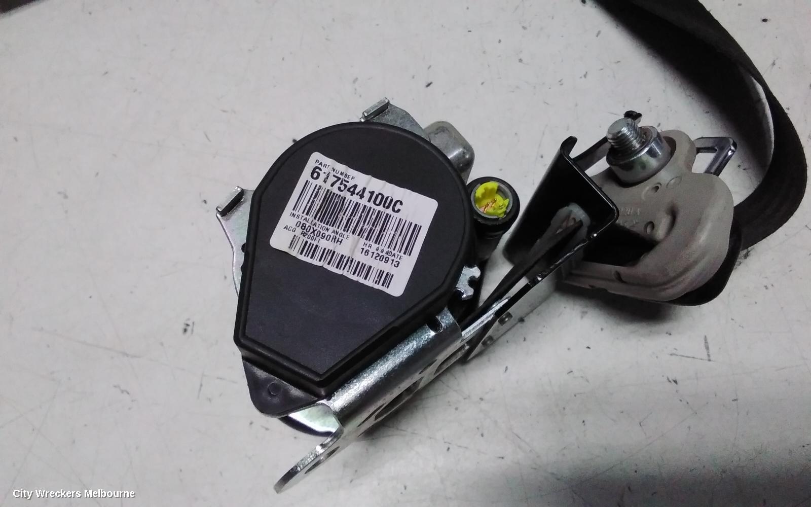 NISSAN JUKE SEATBELT/STALK, RH FRONT, SEAT BELT ONLY, F15, 06/2010 - 12/2019 - Image 3
