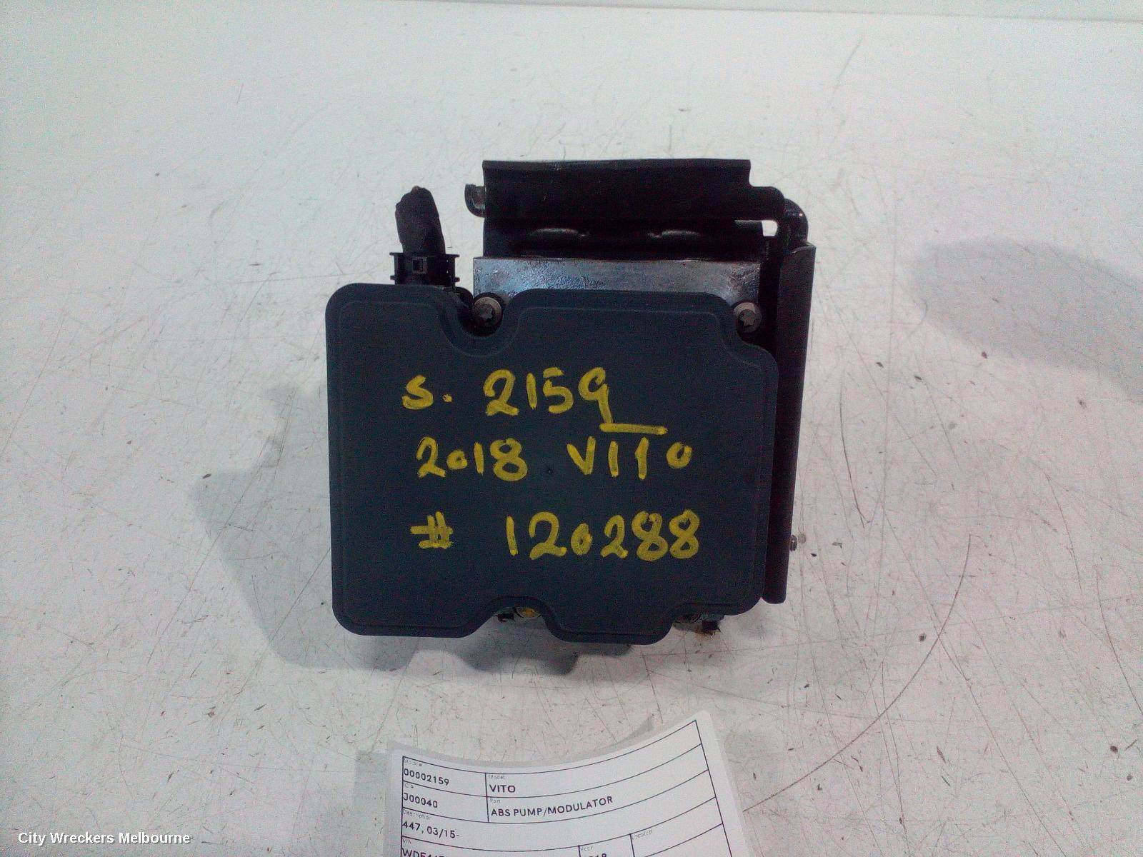 MERCEDES VITO ABS PUMP/MODULATOR, 447, 03/2015 ONWARDS - Image 1