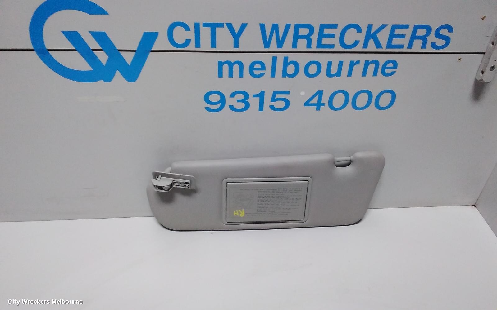 HOLDEN COMMODORE SUNVISOR, VF, LH SIDE, LIGHT GREY, 05/2013 - 12/2017 - Image 1