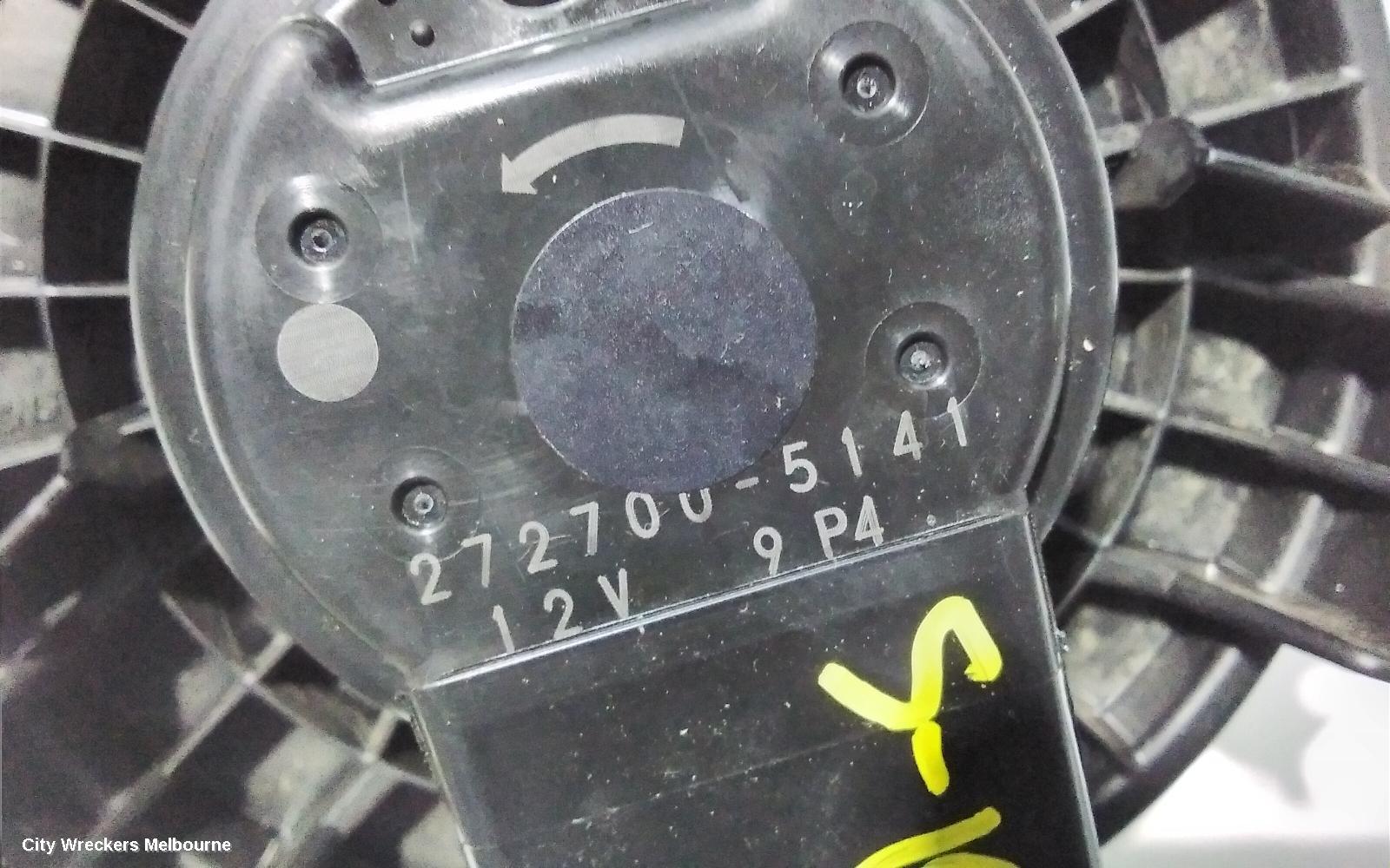 TOYOTA COROLLA HEATER FAN MOTOR, ZRE182R, 10/2012 - 06/2018 - Image 2