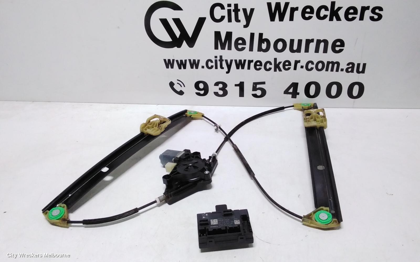 SKODA OCTAVIA LEFT FRONT WINDOW REG/MOTOR, NE, 09/2013 - 09/2020 - Image 1