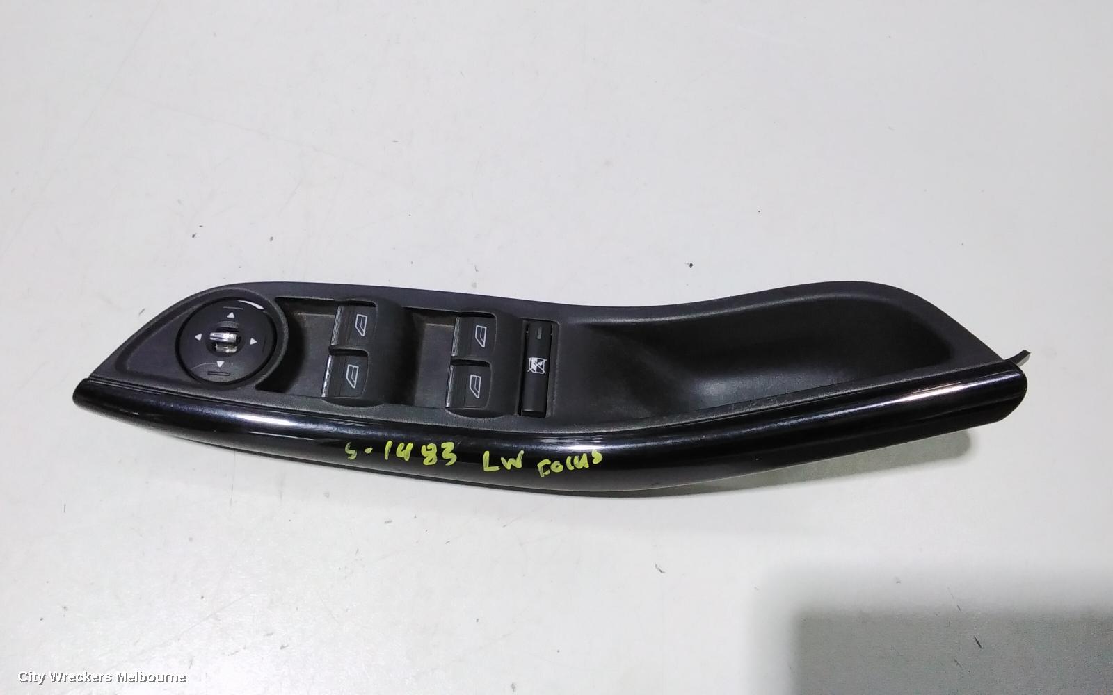 FORD FOCUS PWR DR WIND SWITCH, RH FRONT (MASTER SWITCH), LW, MANUAL FOLD, NON CHROME INSERT TYPE, 05/2011 - 08/2015 - Image 2