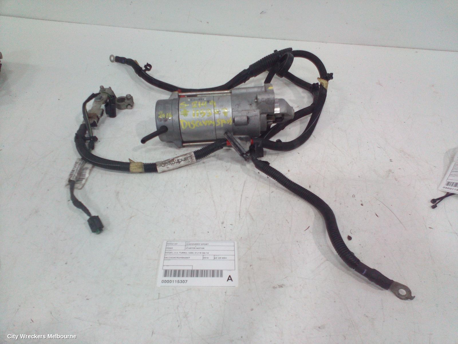 LAND ROVER DISCOVERY SPORT STARTER, DIESEL, 2.2, TURBO, L550, 01/2015 - 06/2016 - Image 1
