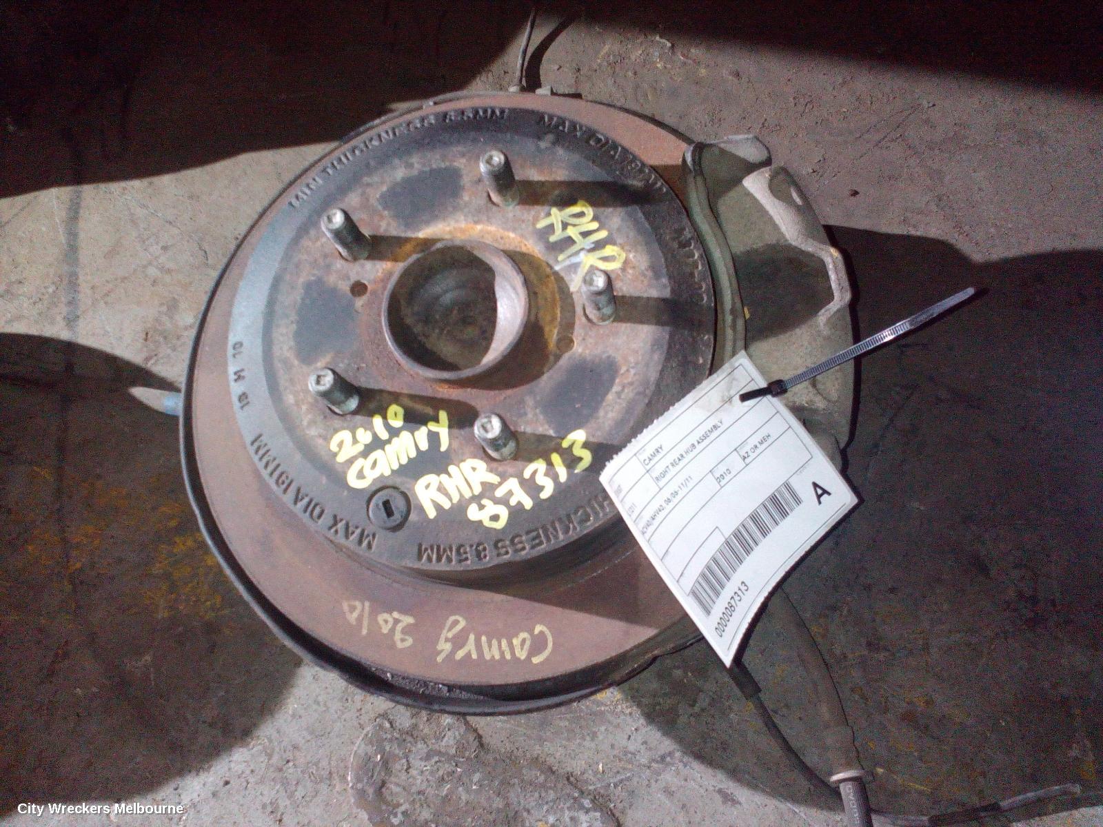 TOYOTA CAMRY RIGHT REAR HUB ASSEMBLY, ACV40/AHV40, 06/2006 - 11/2011 - Image 1