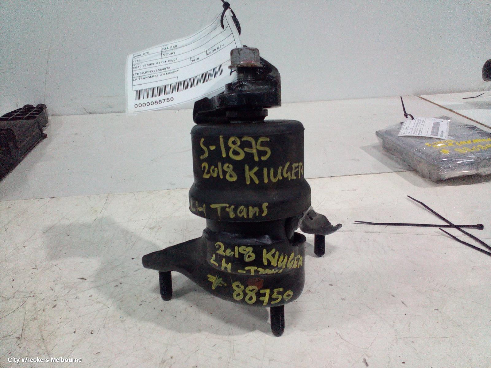 TOYOTA KLUGER MOUNT, XU50 SERIES, 03/2014 - 02/2021 - Image 2