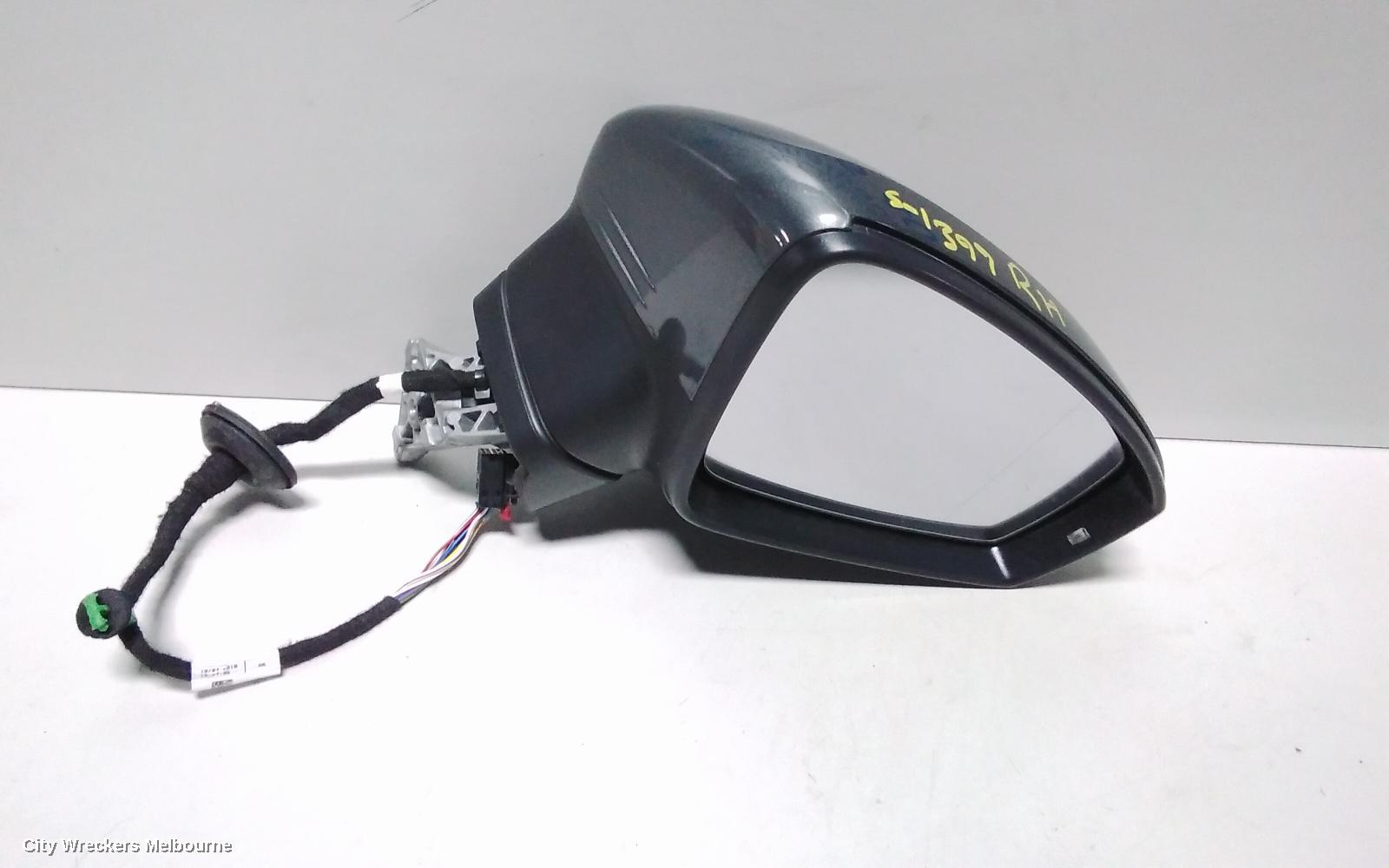 VOLKSWAGEN TIGUAN RIGHT DOOR MIRROR, 5NA, POWER FOLD, NON LANE CHANGE ASSIST & NON CAMERA TYPE, 06/2016 - 02/2021 - Image 2