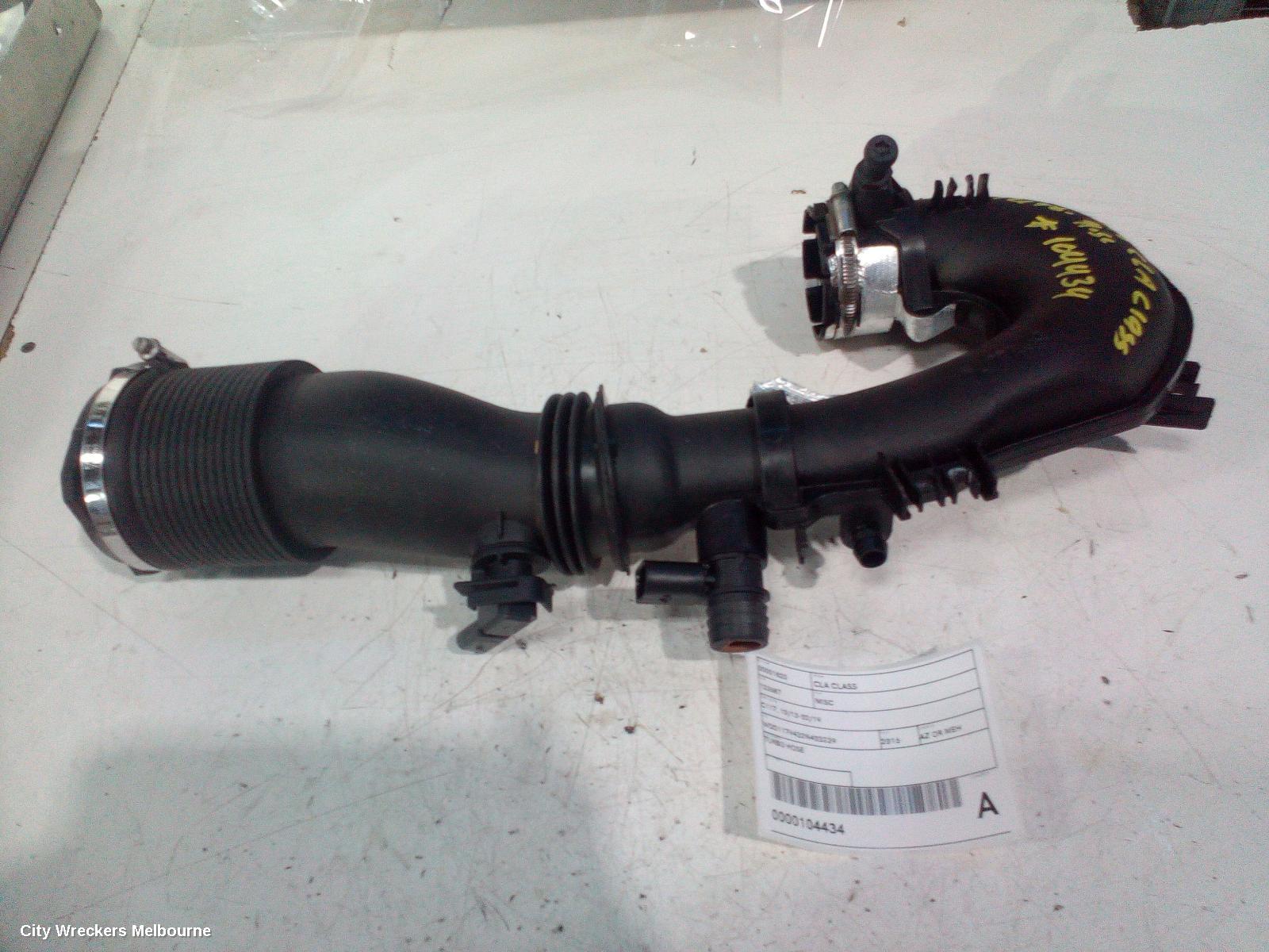 MERCEDES CLA CLASS, C117, 10/2013 - 02/2019, TURBO HOSE: 104434 - Image 3
