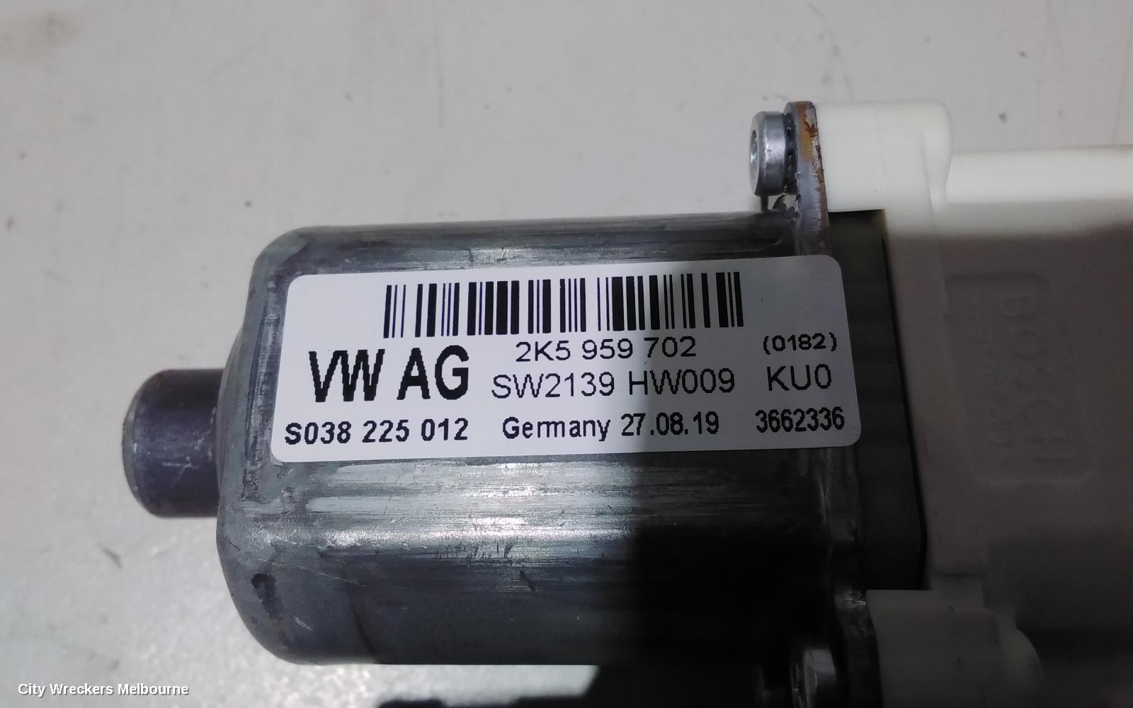 VOLKSWAGEN CADDY LEFT FRONT WINDOW REG/MOTOR, 2KN, POWER, 12/2015 - 02/2021 - Image 2