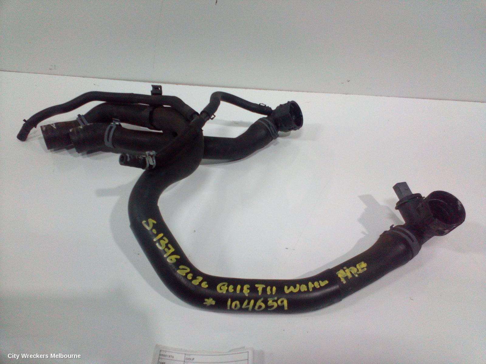 VOLKSWAGEN GOLF WATER PIPES/OUTLETS, GEN 7, 11/2012 - 08/2020 - Image 3
