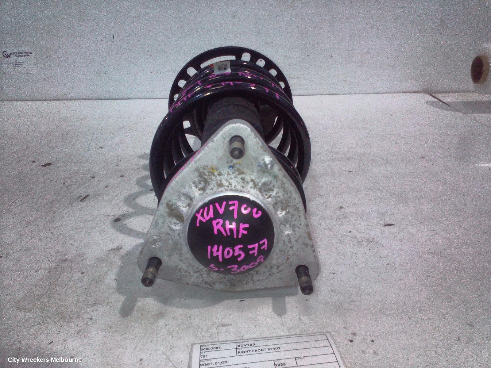 MAHINDRA XUV700 RIGHT FRONT STRUT, W601, 01/2023 ONWARDS - Image 1