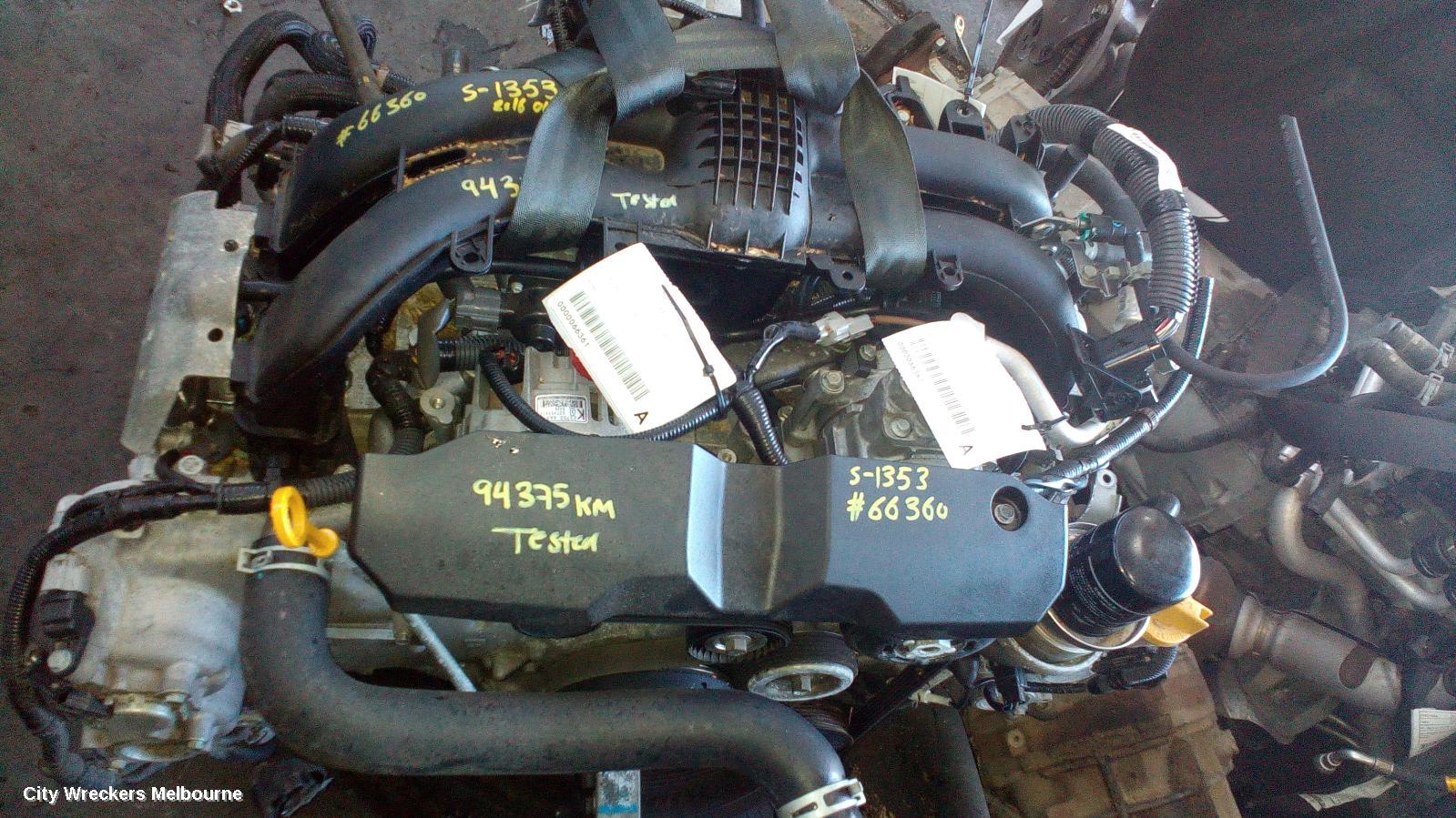 SUBARU OUTBACK ENGINE, PETROL, 2.5, FB25, FB25AVY, 6TH GEN, 08/2014 - 07/2018 - Image 2
