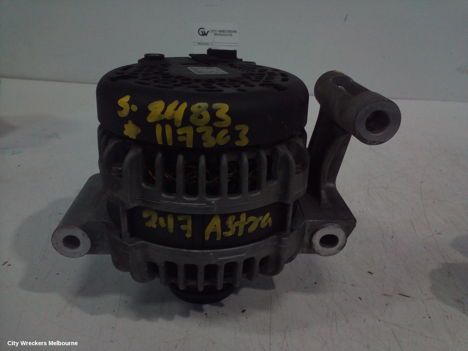 HOLDEN ASTRA ALTERNATOR, PETROL, 1.4, TURBO, BK-BL, 09/2016 - 12/2020 - Image 2